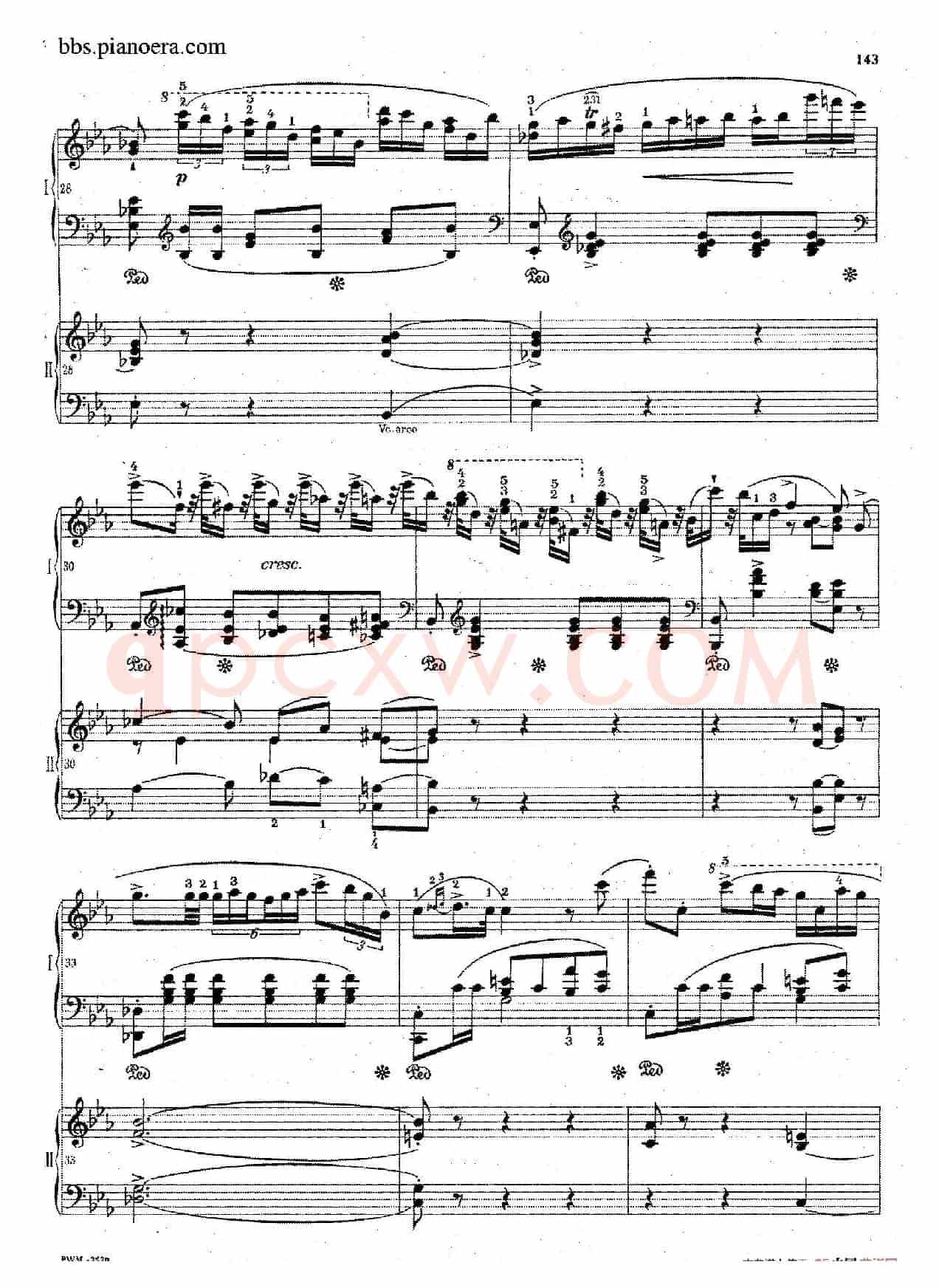 Grande Polonaise Brilliante Preceded by an Andante Spianato Op.22(平静的行板与华丽的波兰舞曲·双钢琴版)