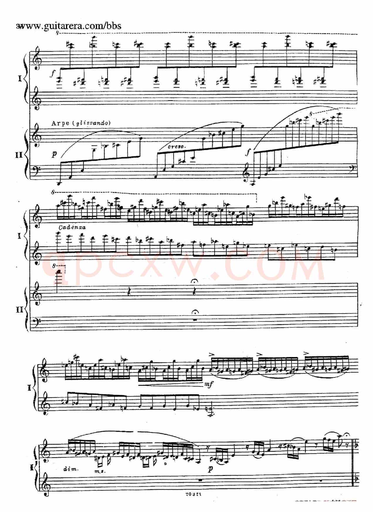 Rhapsody On A Theme Of Paganini Op.43(帕格尼尼主题狂想曲·双钢琴)(P21——40)
