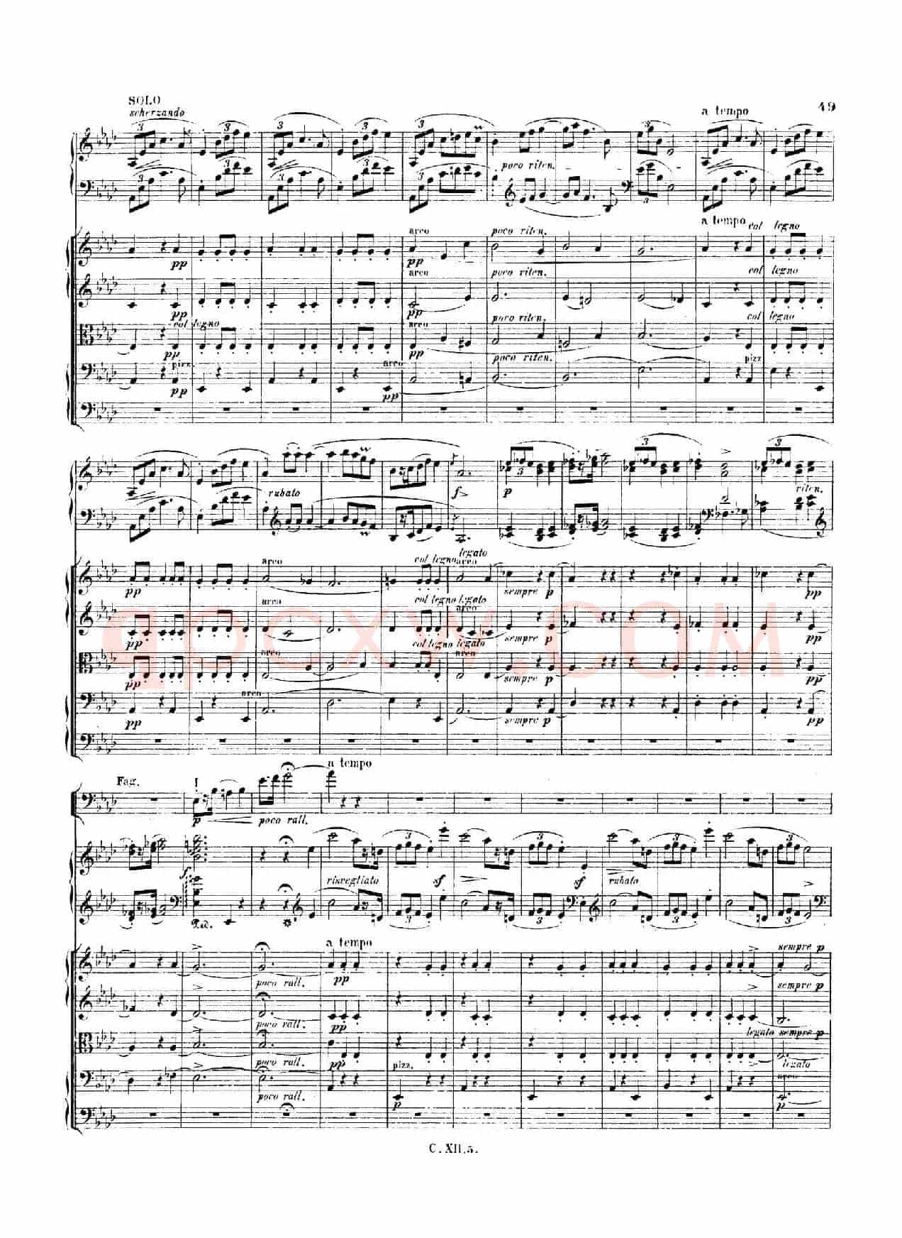 Piano Concerto No.2 in f Minor Op.21(f小调第二钢琴协奏曲·总谱)