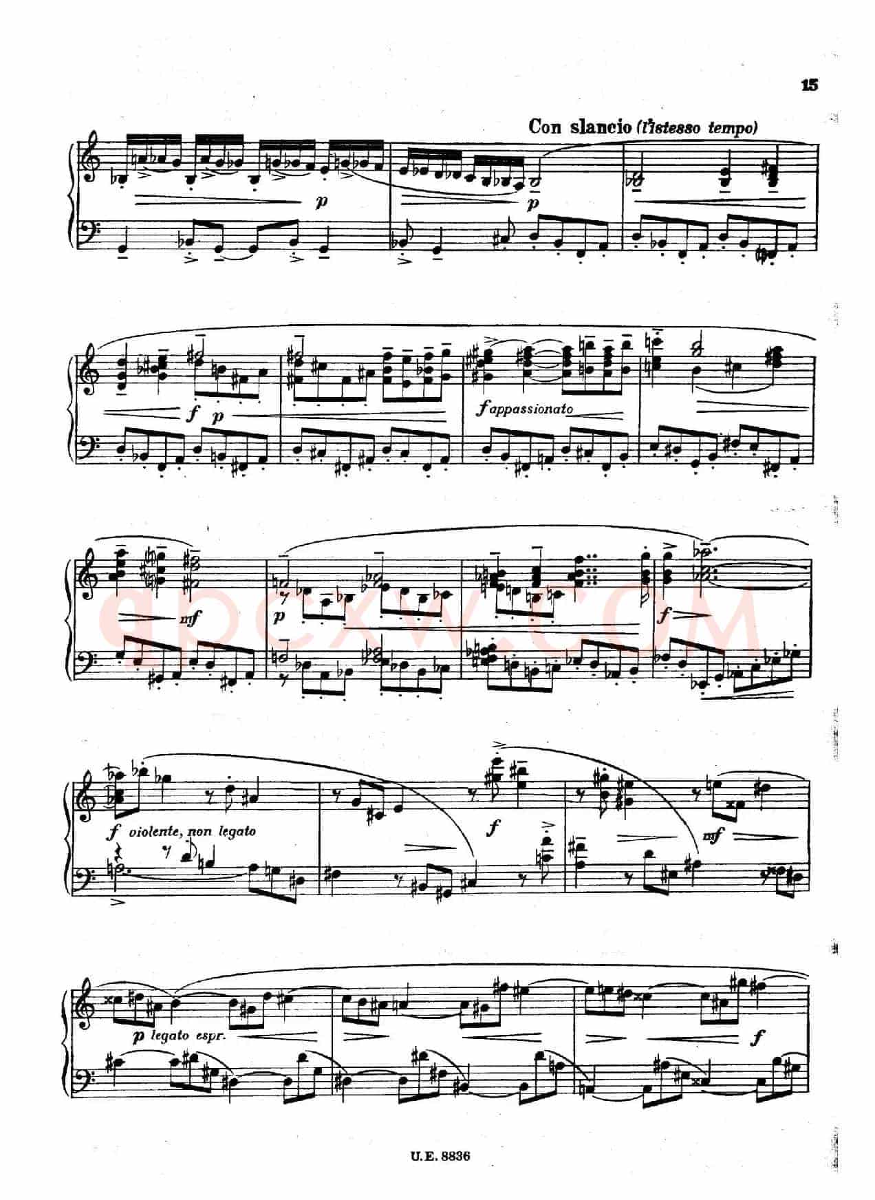 克热内克-第二钢琴奏鸣曲（Piano Sonata No.2 Op.59）
