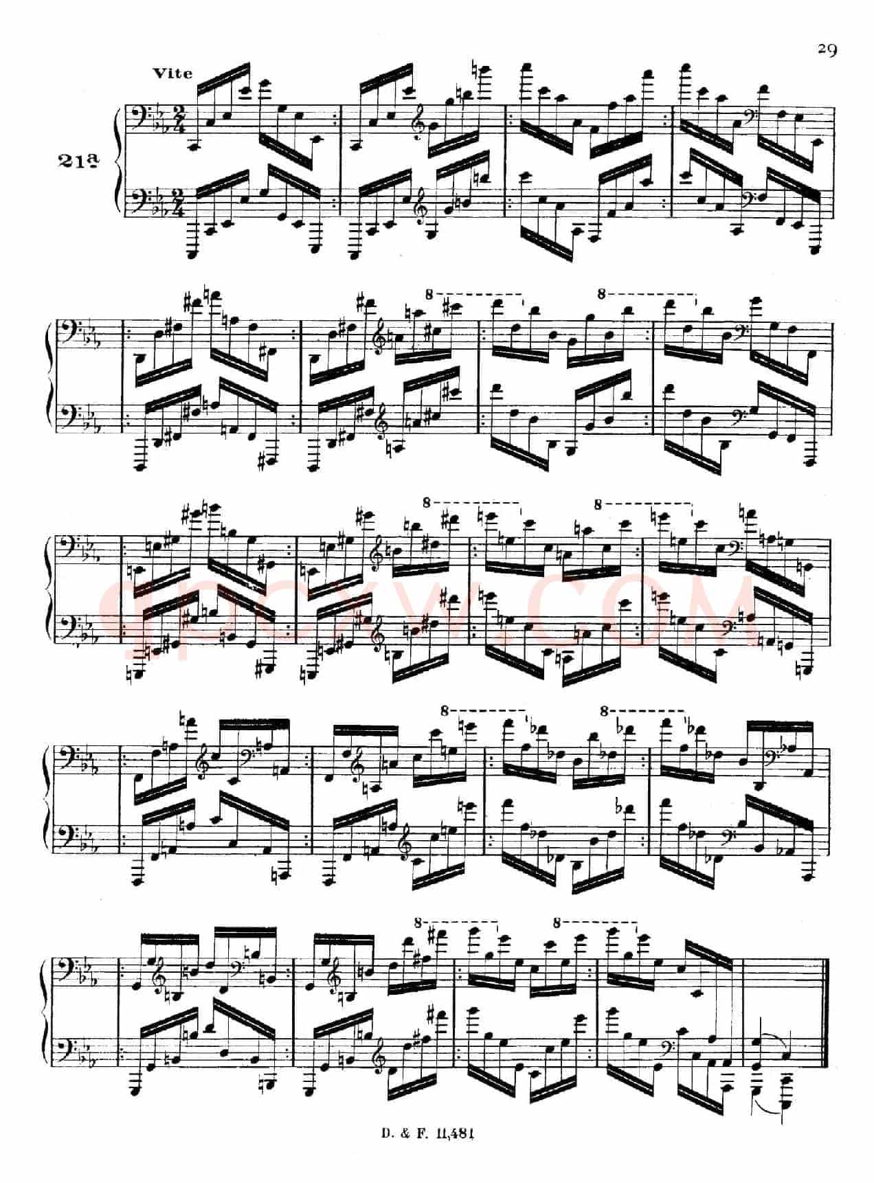 51 Exercises, WoO 6（51首钢琴练习 19—25）