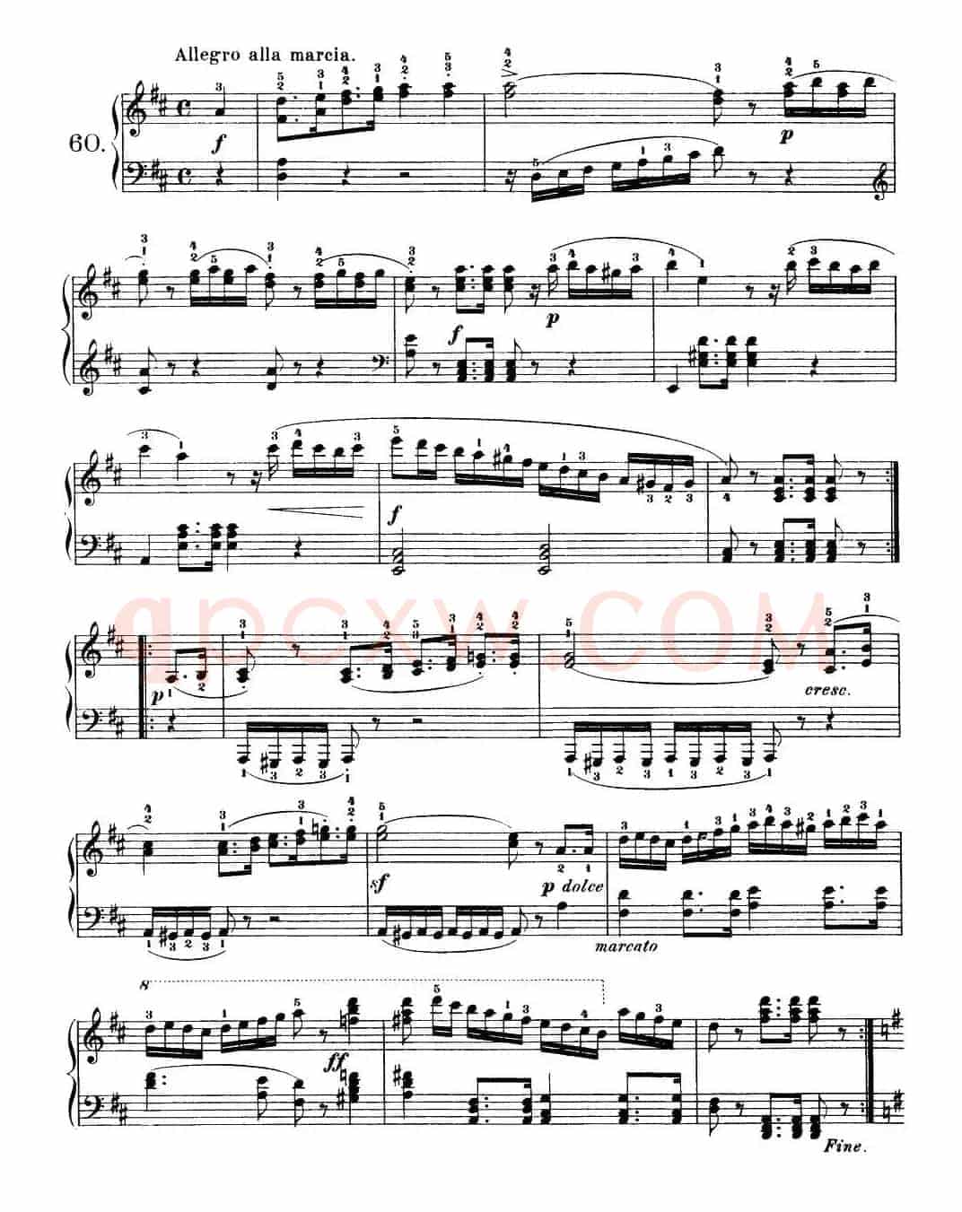 One Hundred and Ten Easy and Progressive Exercises Op.453(车尔尼110首简易练习曲 52——60)