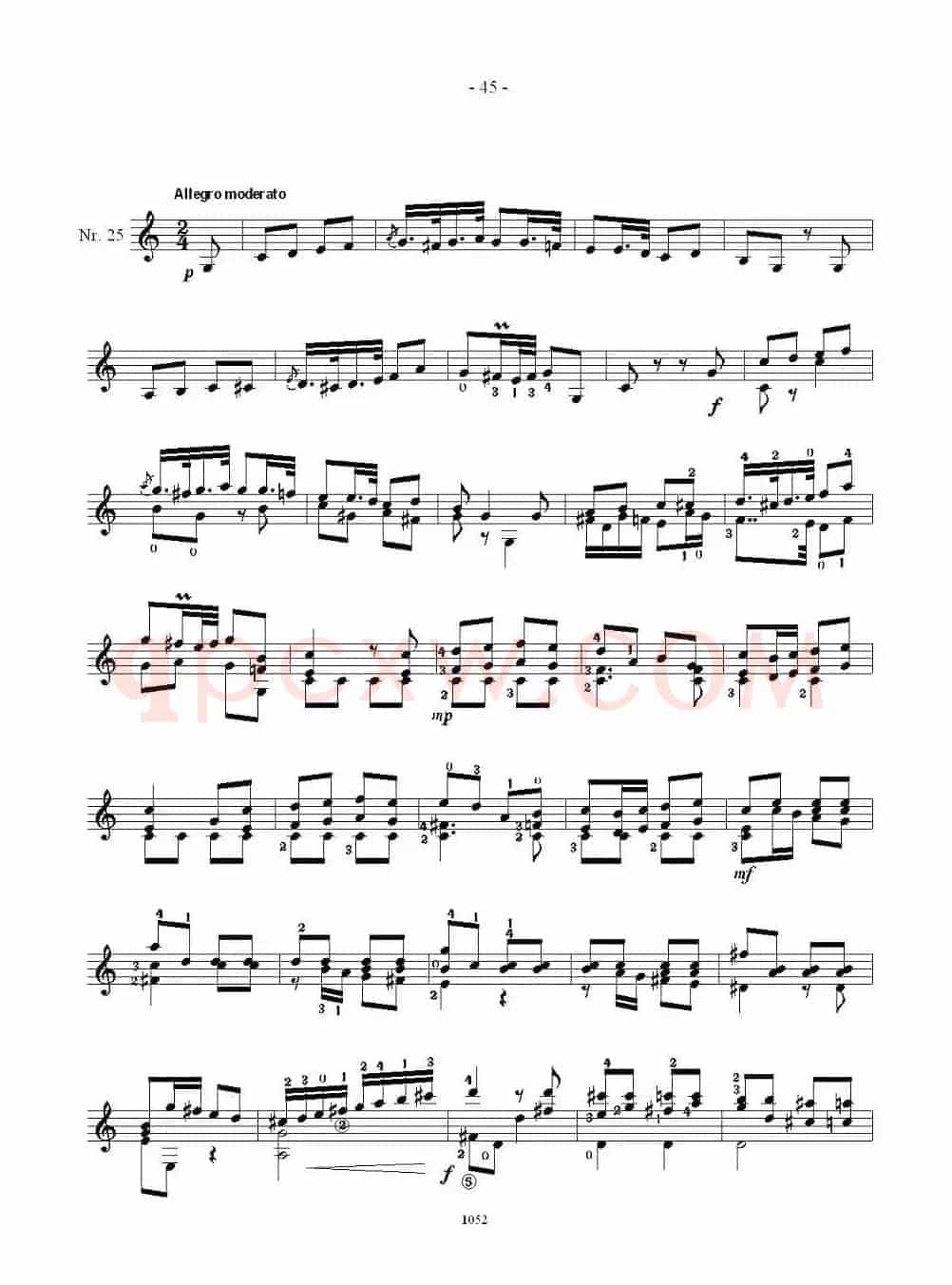 索尔·克斯特26首练习曲之21——26
