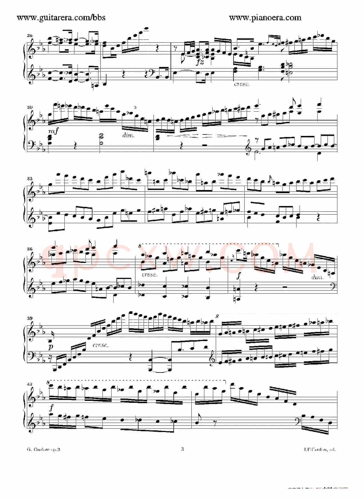 Grande Piano Sonata in c Minor Op.2（c小调华丽钢琴奏鸣曲·第一乐章）
