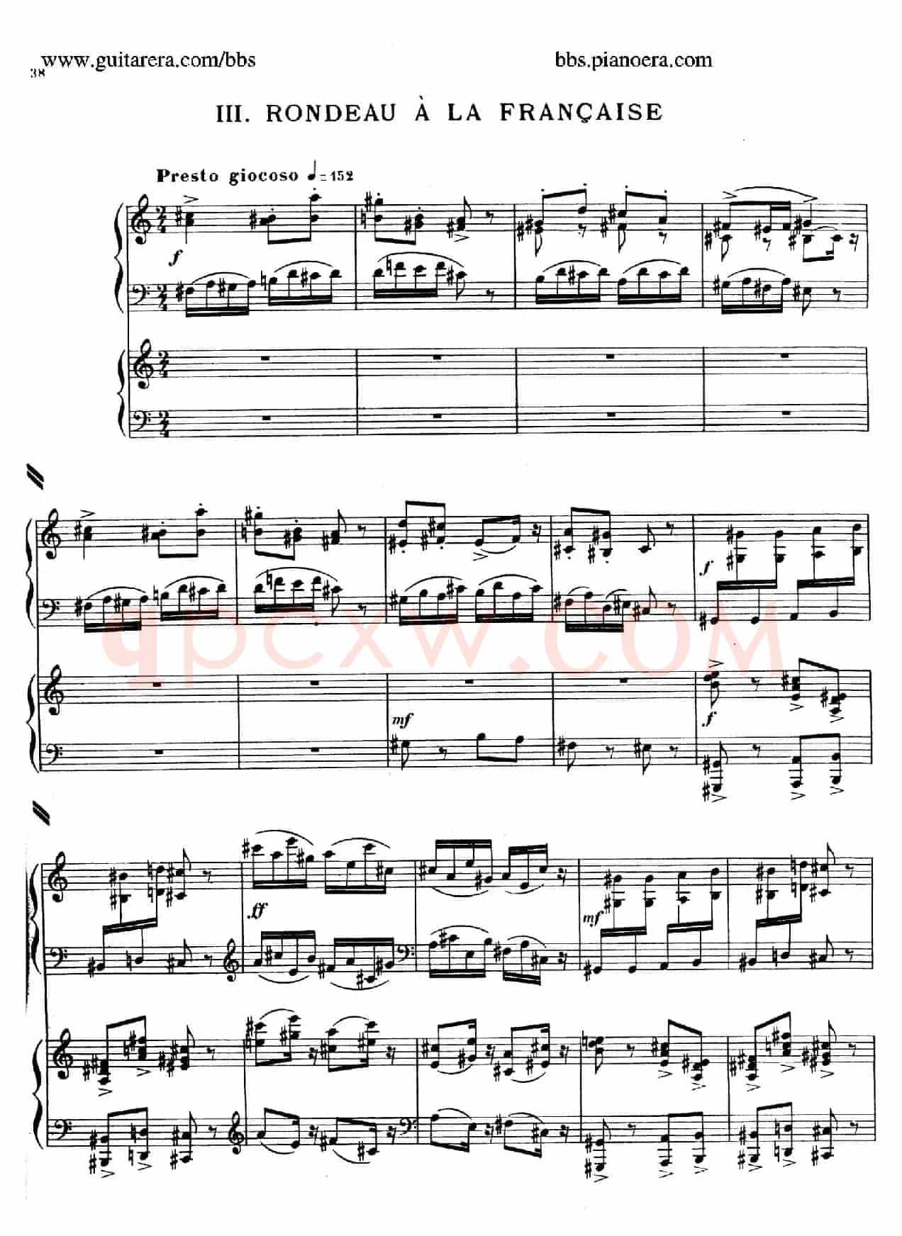 Piano Concerto in c-sharp Minor(升c小调钢琴协奏曲·第三乐章)