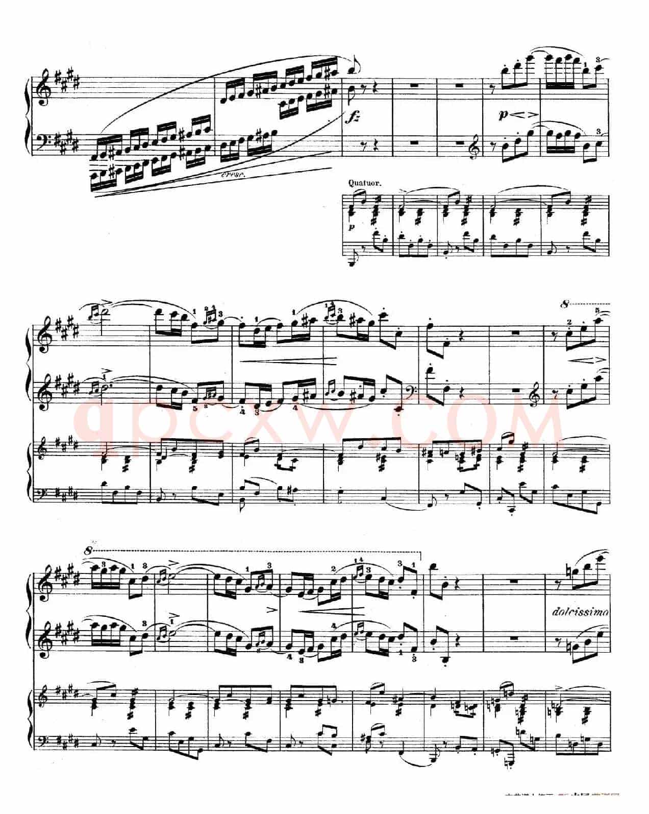 e小调第一钢琴协奏曲 Op.11((钢琴独奏版·第三乐章)