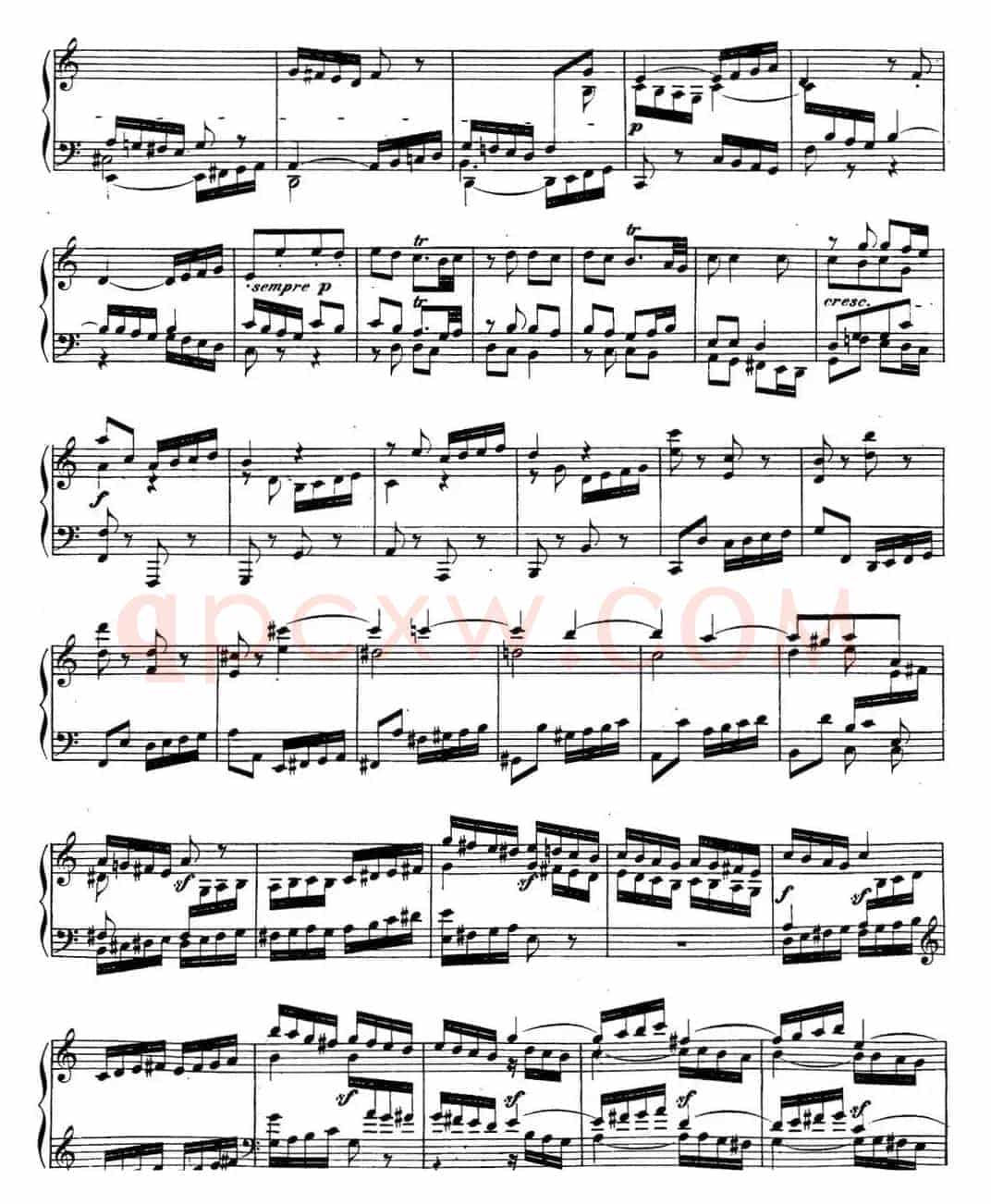 贝多芬钢琴奏鸣曲28 A大调 Op.101 A major