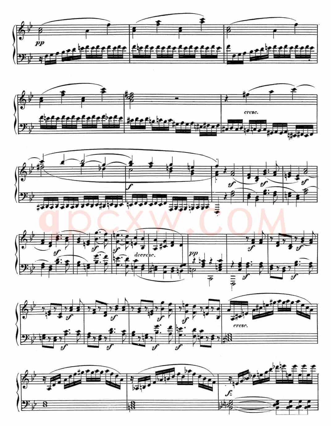 贝多芬钢琴奏鸣曲11 降B大调 Op.22 B-flat major