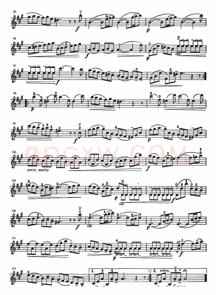 铃木小提琴教材第七册（Suzuki Violin School Violin Part VOLUME 7）
