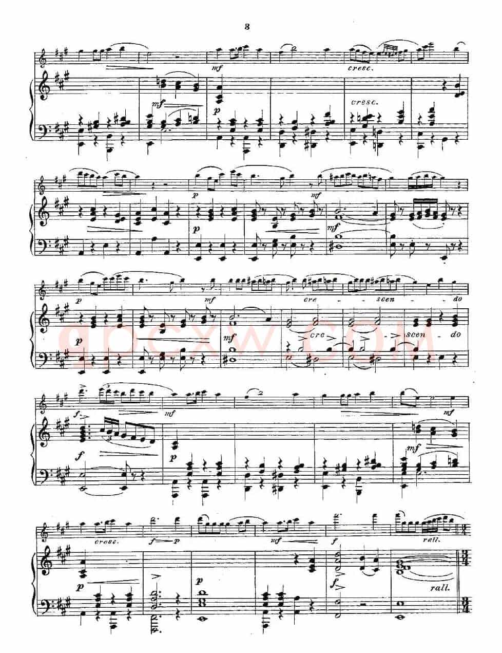 Opern-Transcriptionen.Op.45-5（长笛+钢琴伴奏）