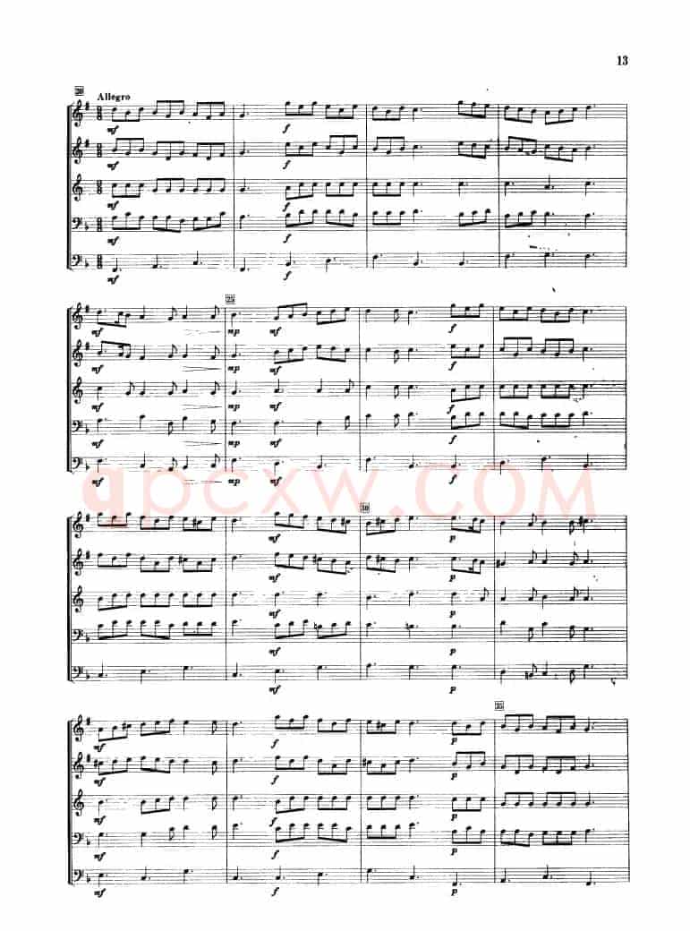 序曲（合奏、蒙特威尔弟作曲版）