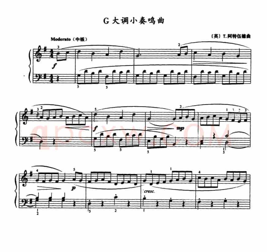 G大调小奏鸣曲