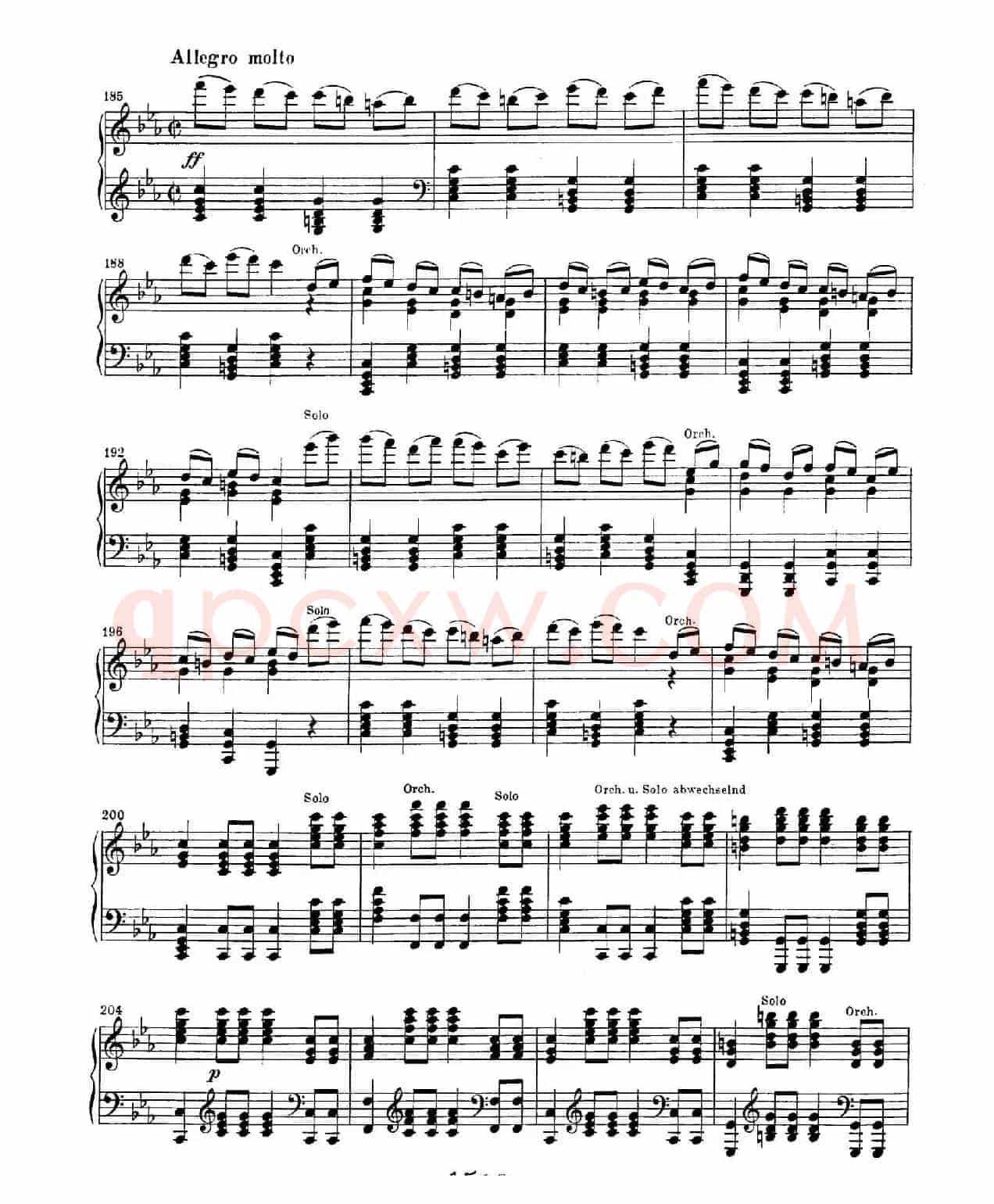 Choral Fantasia in c Minor Op.80(c小调合唱幻想曲·钢琴独奏版)
