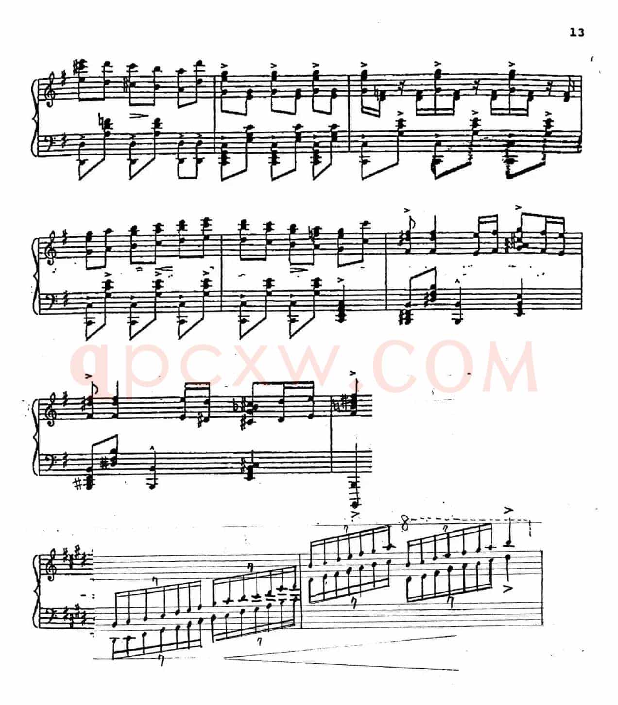 Carmen Variations 12 Pieces(12首卡门主题变奏曲·3)