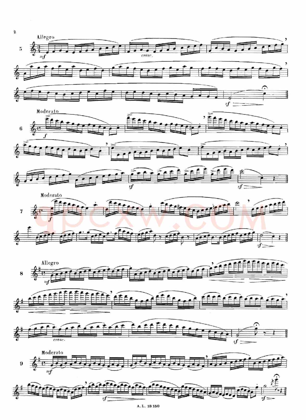 简易练习曲100首