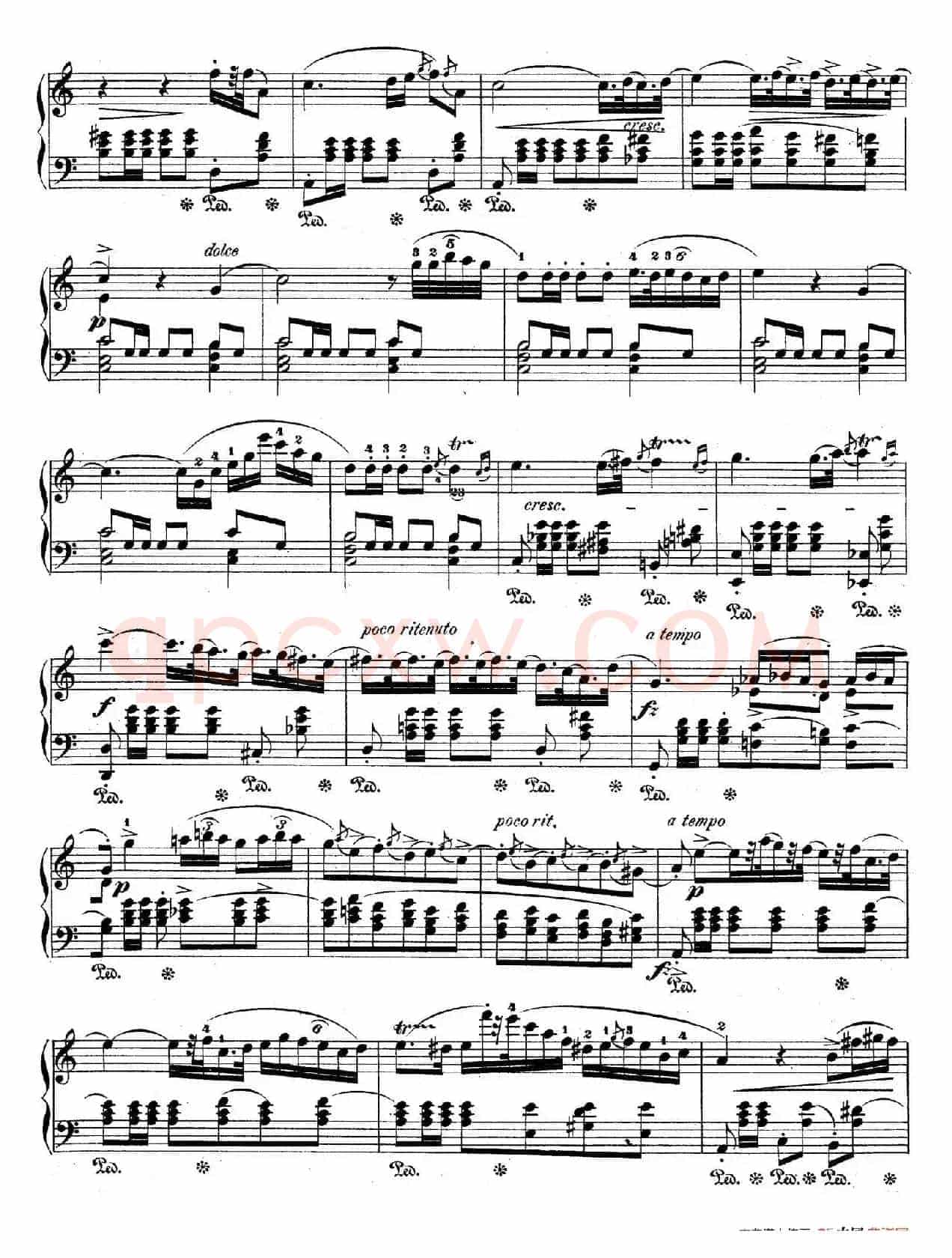 Bolero in C Major Op.19（C大调波莱罗舞曲）