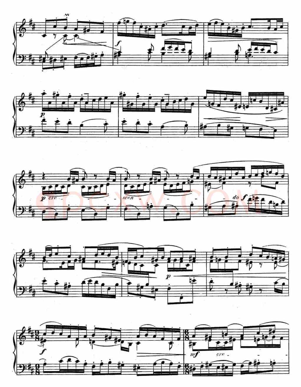 6 Preludes and Fugues Op.99(6首前奏曲与赋格·4)