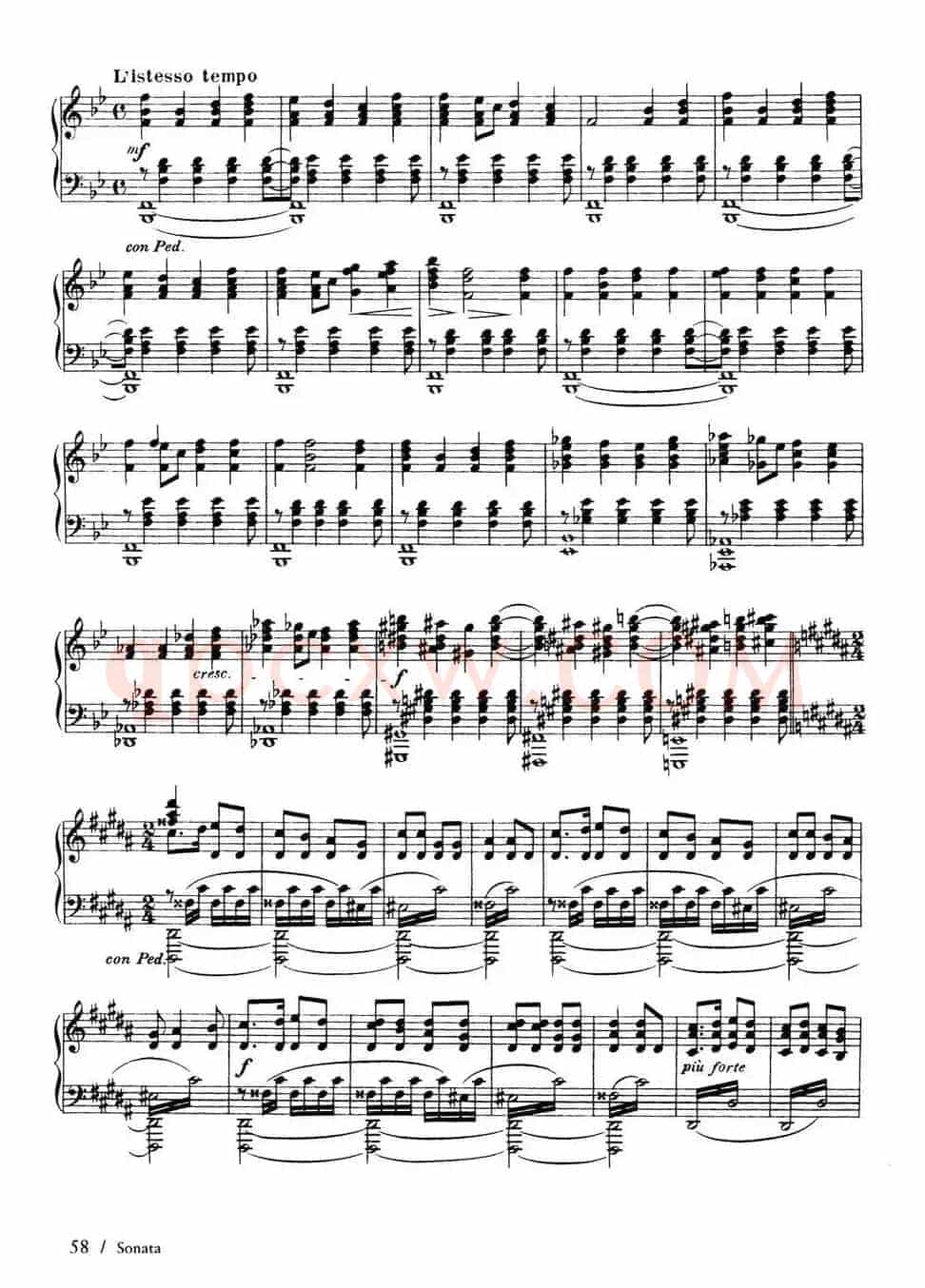 Piano Sonata in F Maj Op·12(F大调钢琴奏鸣曲·第三乐章)