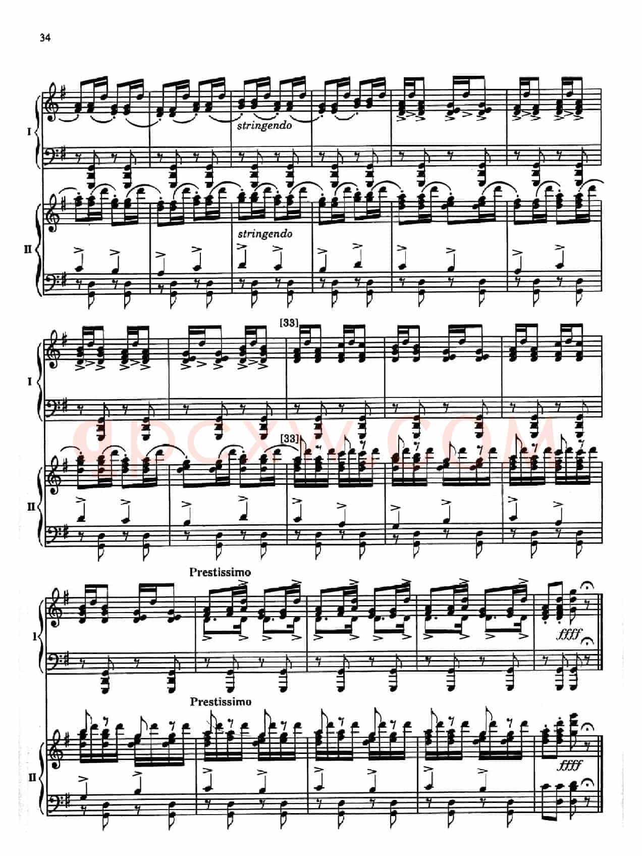 Nutcracker Op.71 芭蕾舞剧《胡桃夹子》(改编双钢琴版·第三部分)