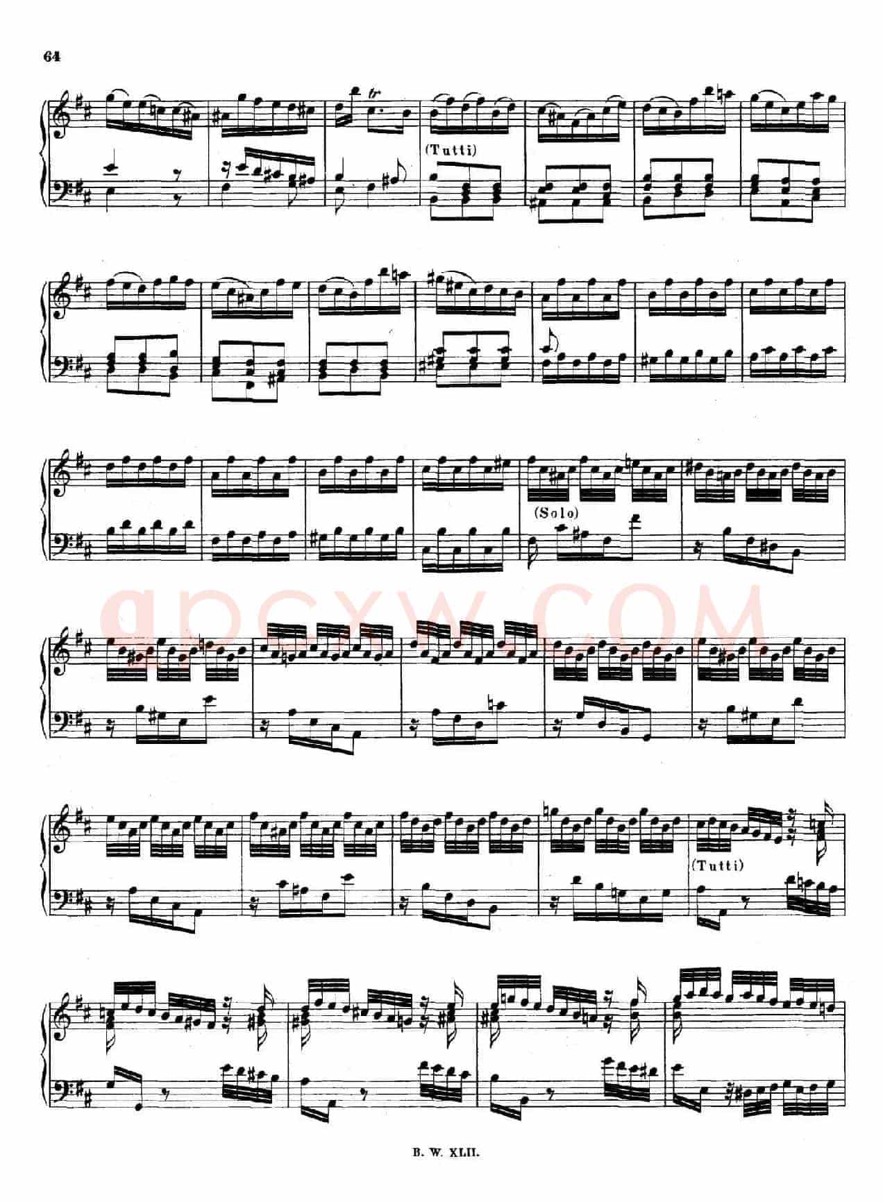 16 Concertos BWV 972-987(十六首为独奏古钢琴而作的协奏曲)(P1——10)