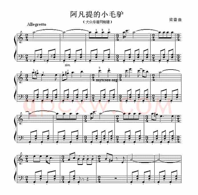 考级初级曲目：阿凡提的小毛驴