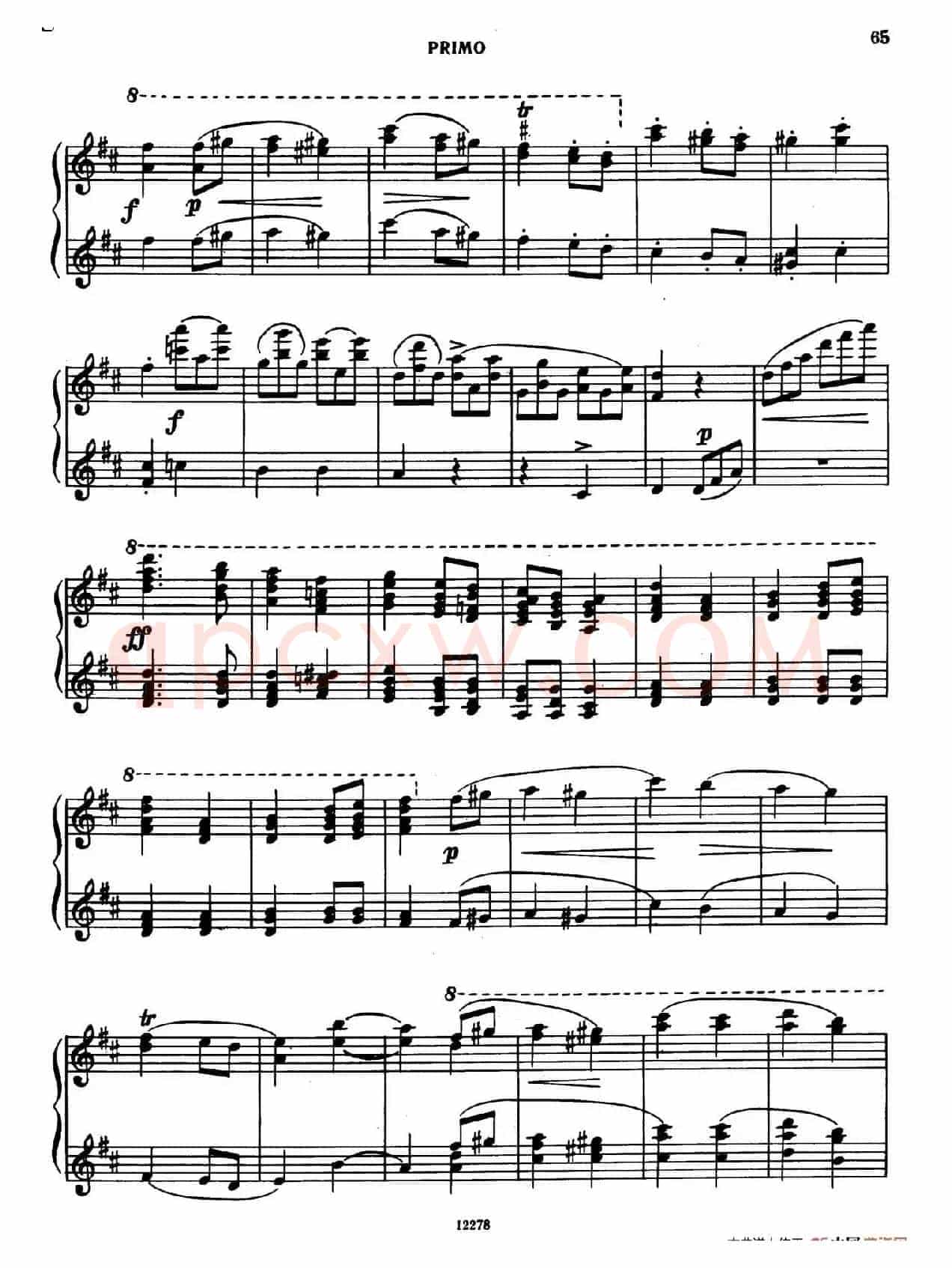 Tarantella in D Major(D大调塔兰泰拉舞曲·四手联弹)