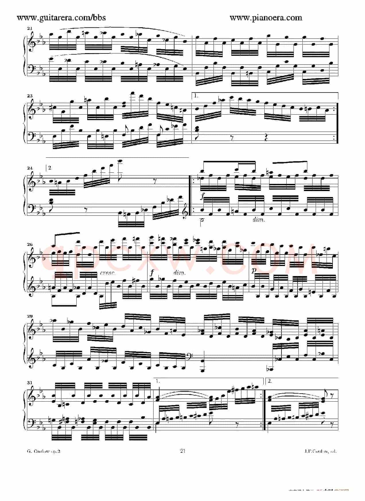 Grande Piano Sonata in c Minor Op.2（c小调华丽钢琴奏鸣曲·第三乐章）