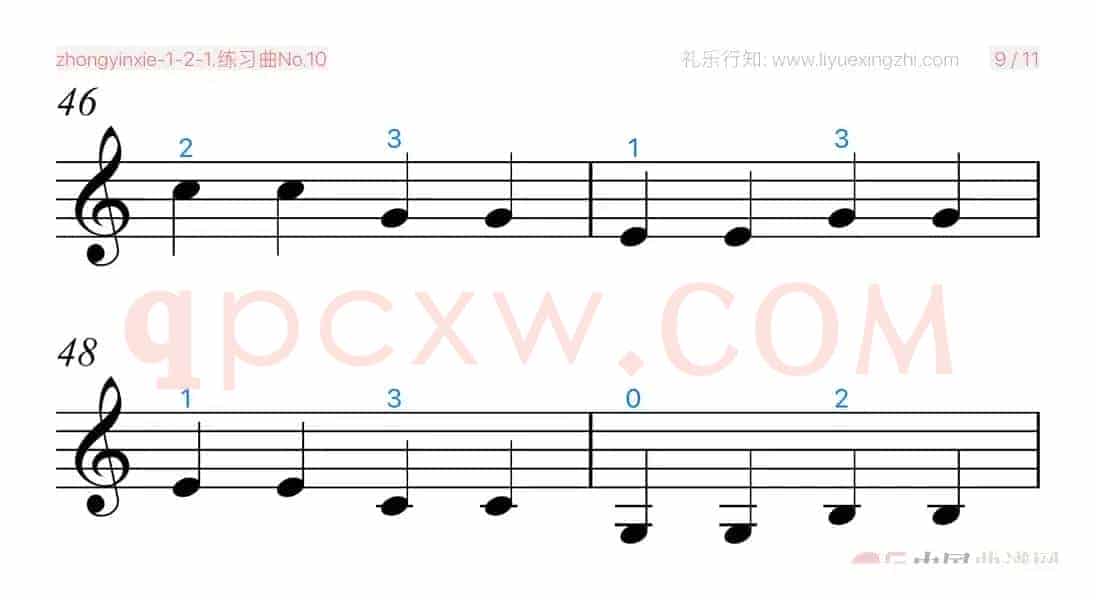 练习曲No.10（小提琴）