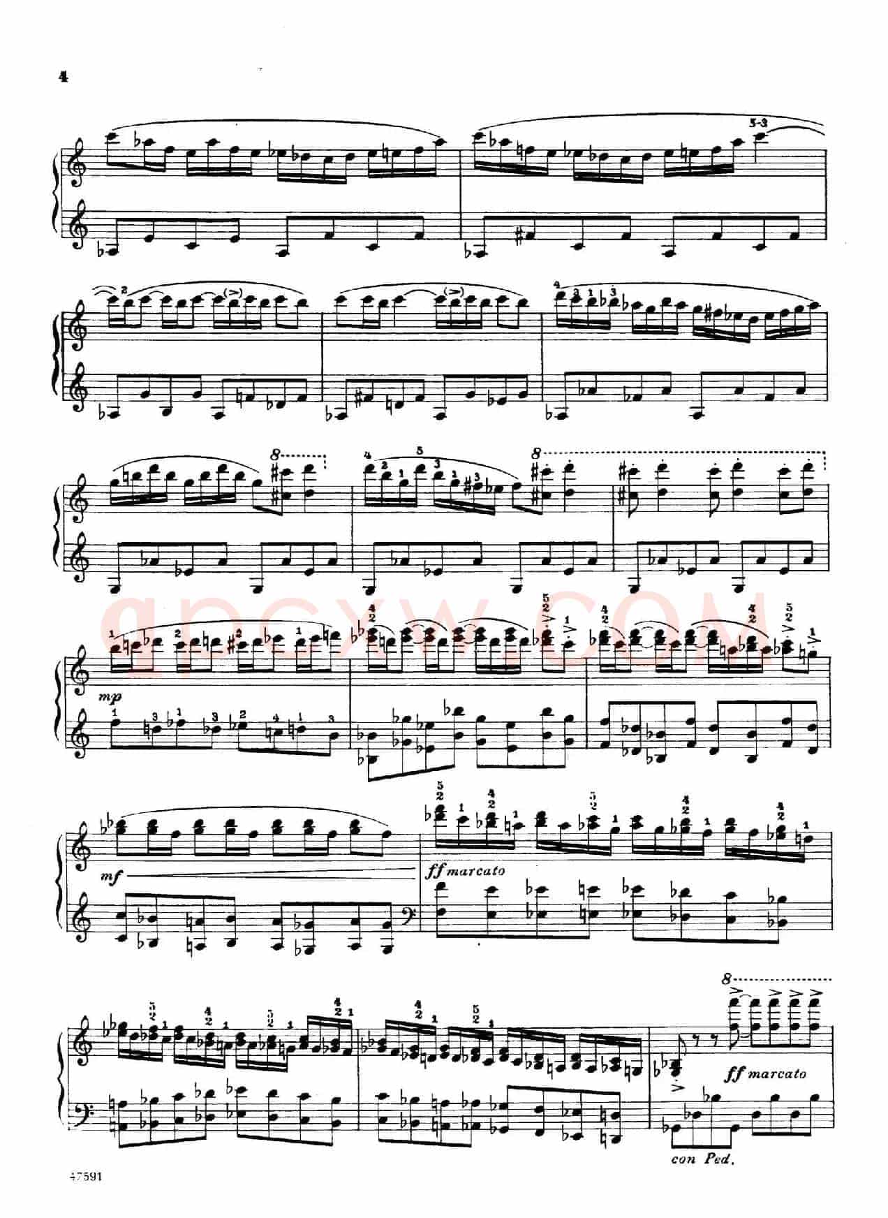 Piano Sonata in E-flat Major Op.95(降E大调钢琴奏鸣曲·Ⅰ)