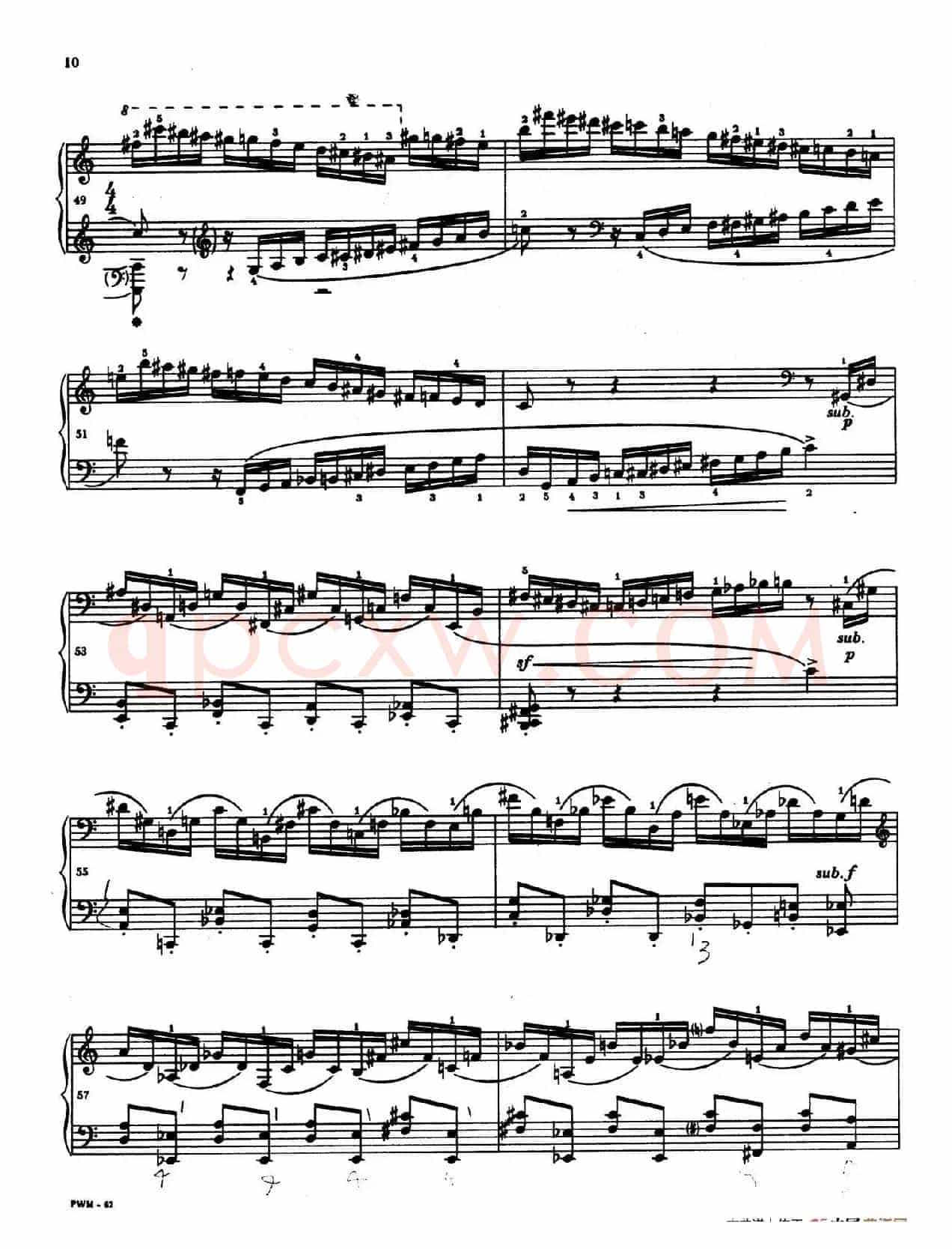 Two Studies(2首练习曲 1. 快板)