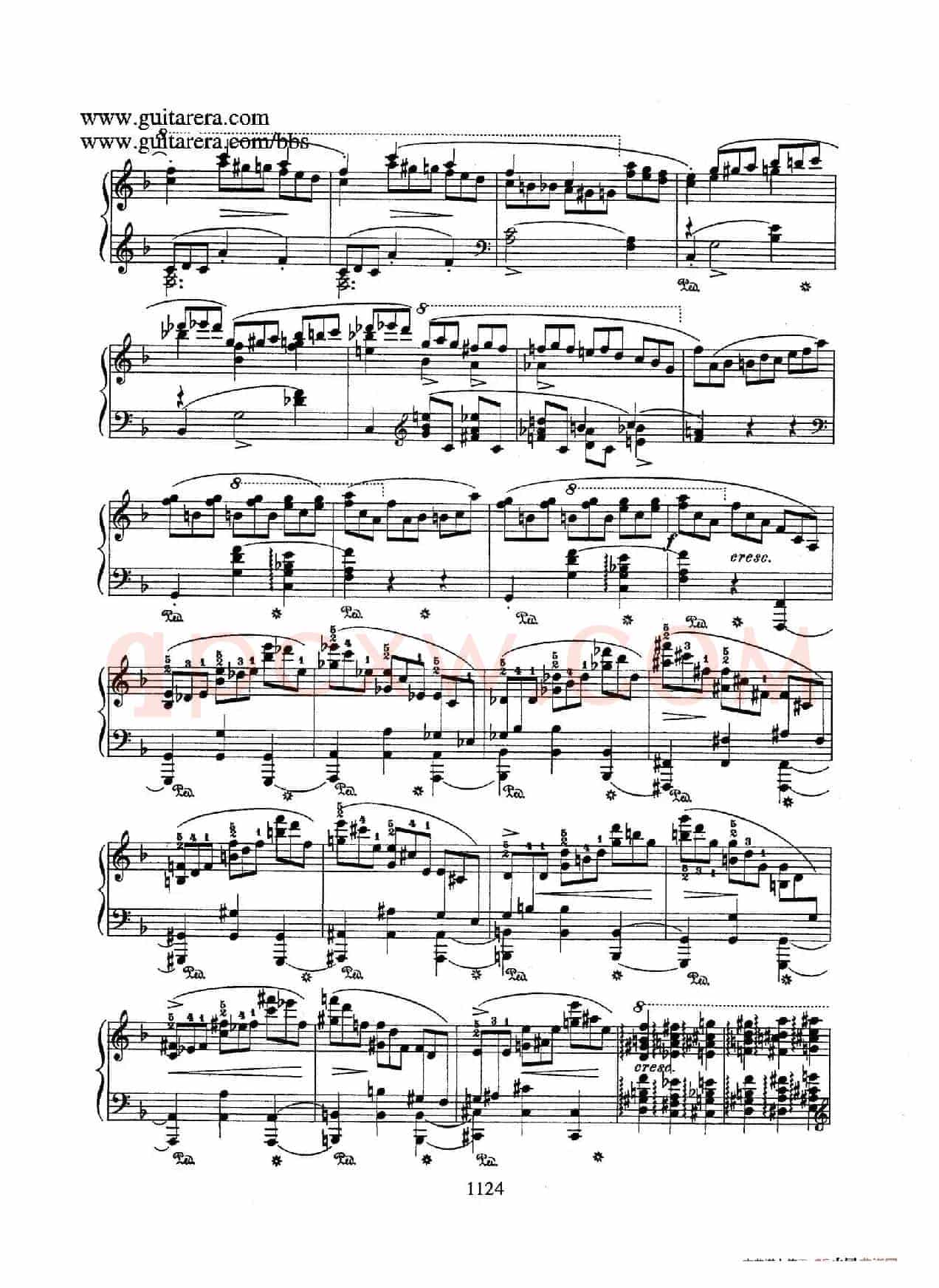 Piano Concerto No.2 in f Minor Op.21(f小调第二钢琴协奏曲·钢琴独奏版)