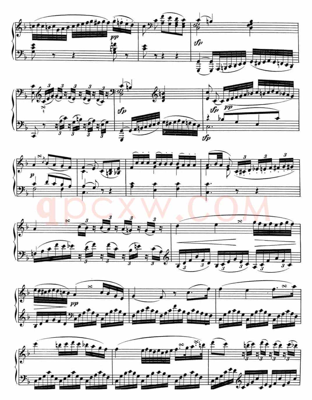 贝多芬钢琴奏鸣曲01 f小调 Op.2 No.1 F minor