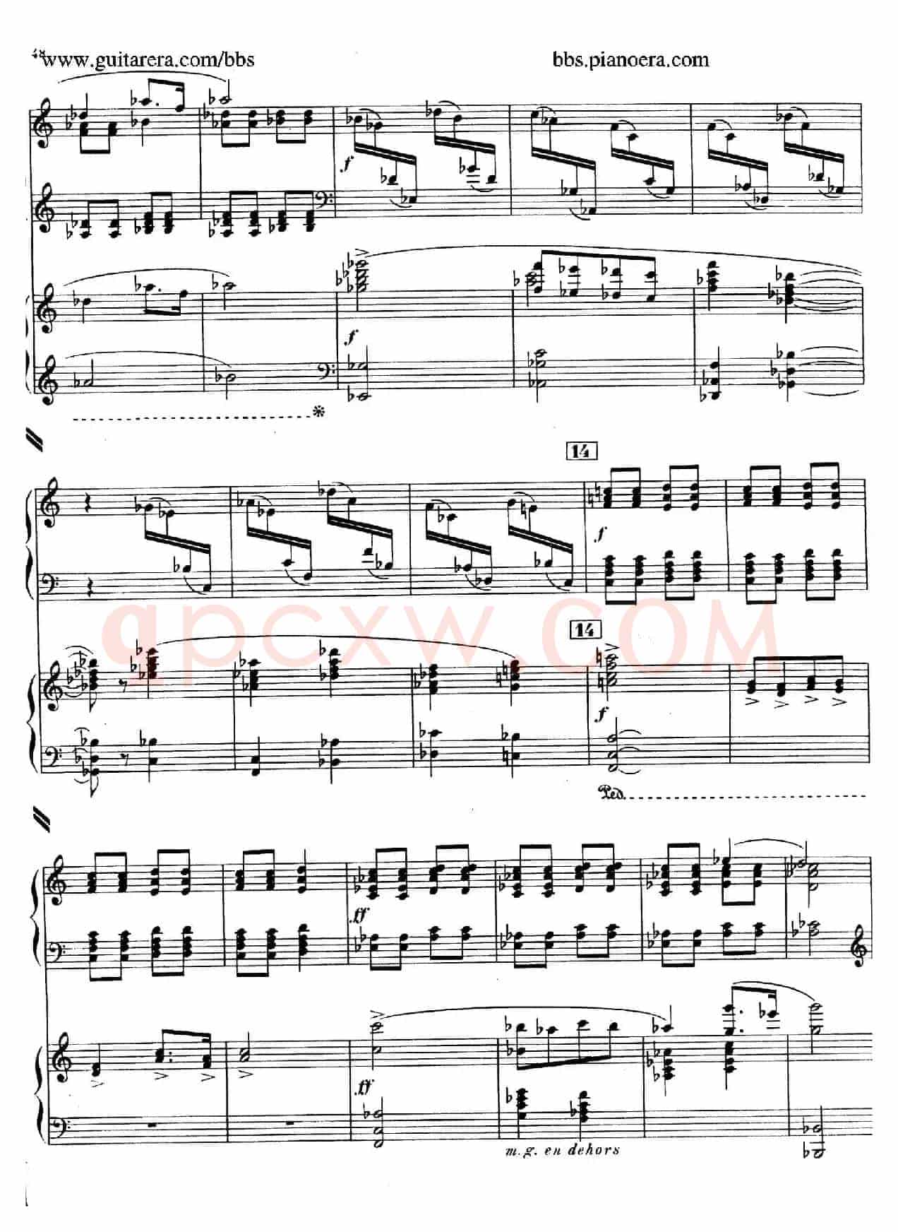 Piano Concerto in c-sharp Minor(升c小调钢琴协奏曲·第三乐章)
