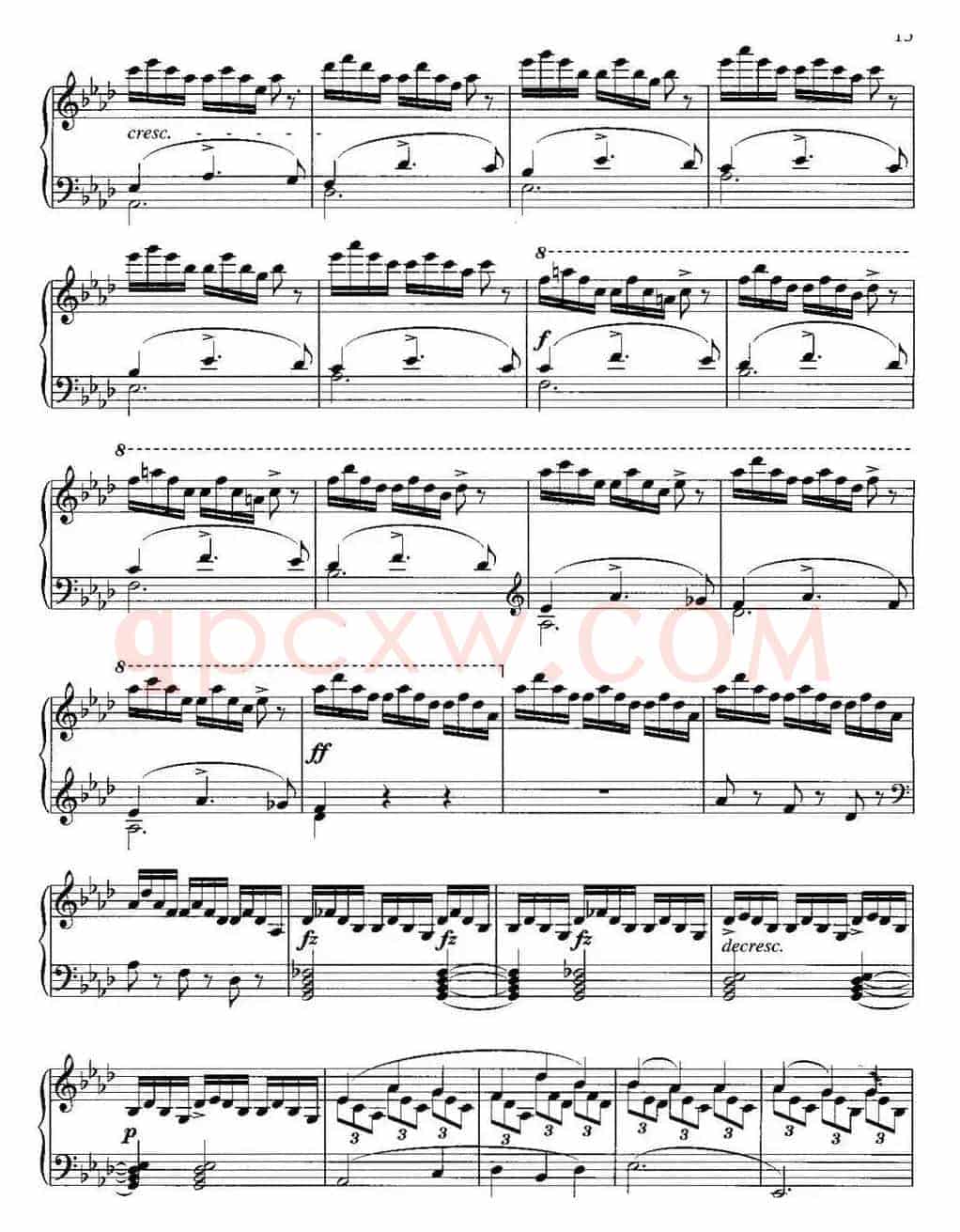 不可不弹的世界钢琴名曲：即兴曲（第4首）