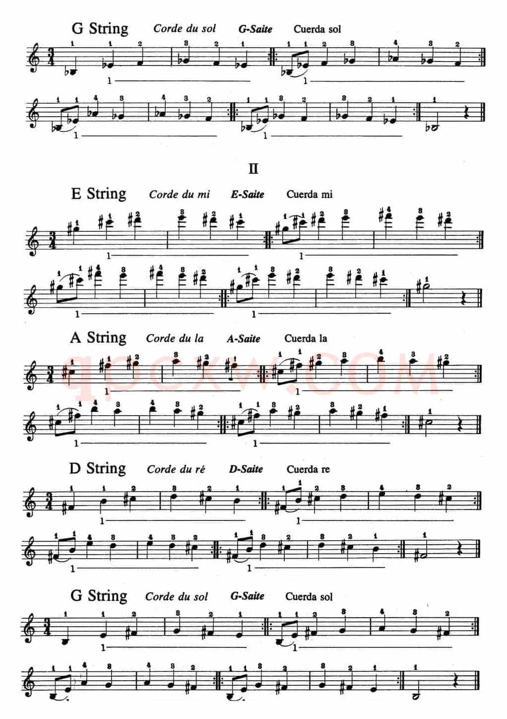 铃木小提琴教材第五册（Suzuki Violin School Violin Part VOLUME 5）