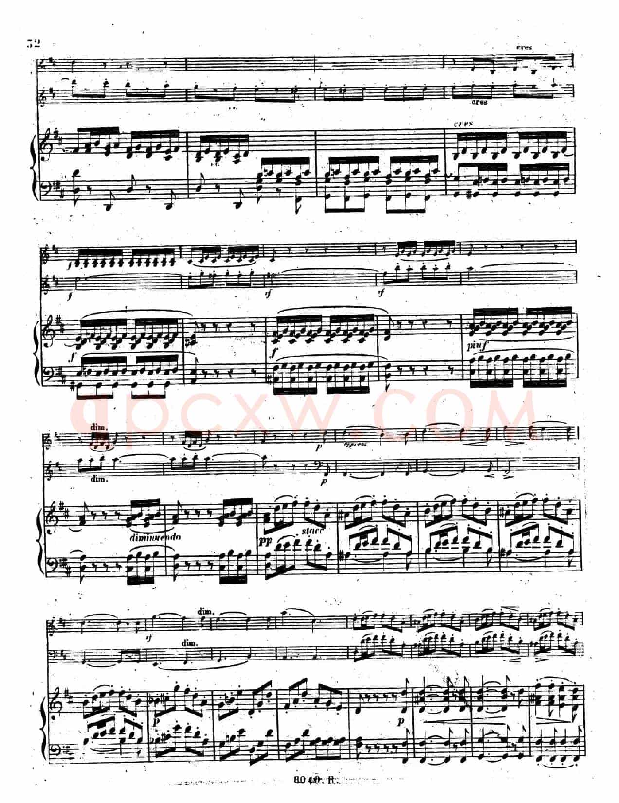 Piano Trio No.1 in d Minor Op.49(d小调第一钢琴三重奏·第三乐章)