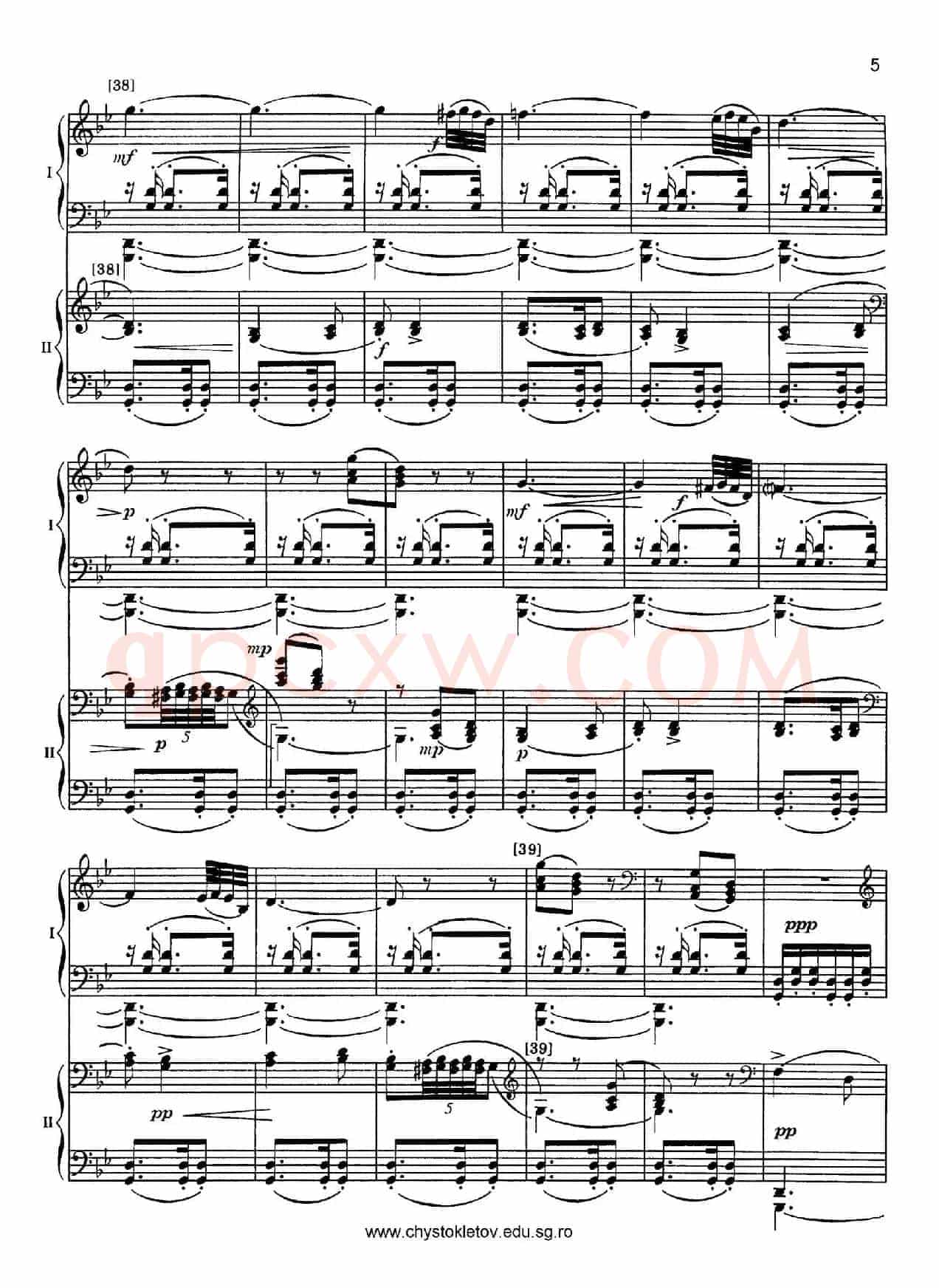 Nutcracker Op.71 芭蕾舞剧《胡桃夹子》（改编双钢琴版·第四部分）