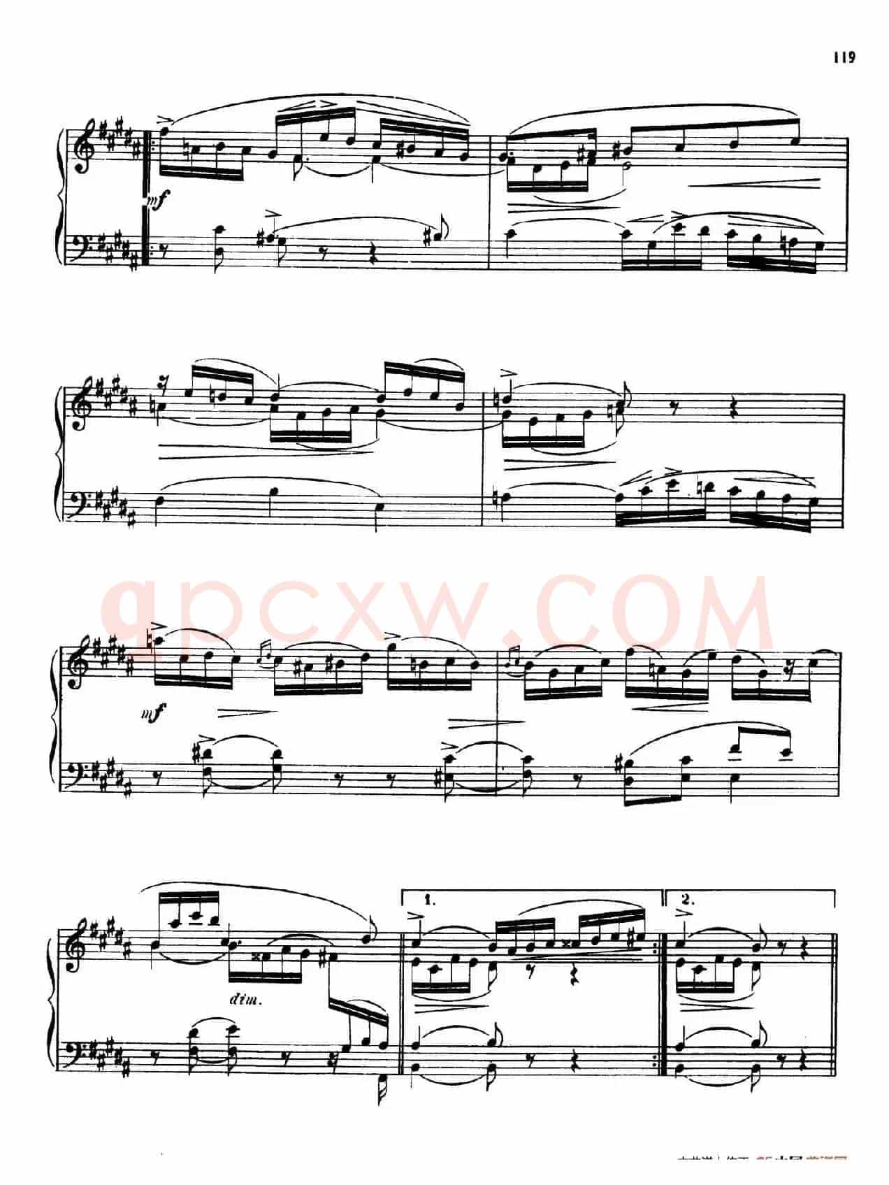 24 Characteristic Pieces Op.36(24首性格小品·23)