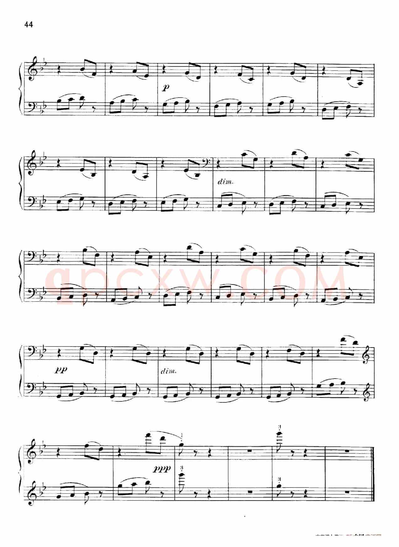 Thirty Pieces For Children Op.27（30首儿童钢琴曲 21—25）