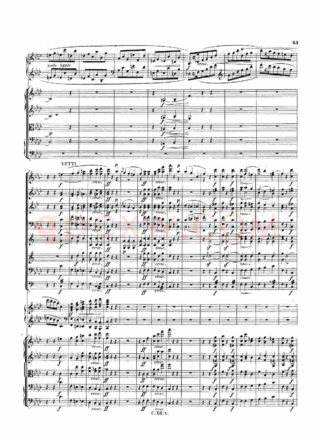 Piano Concerto No.2 in f Minor Op.21(f小调第二钢琴协奏曲·总谱)