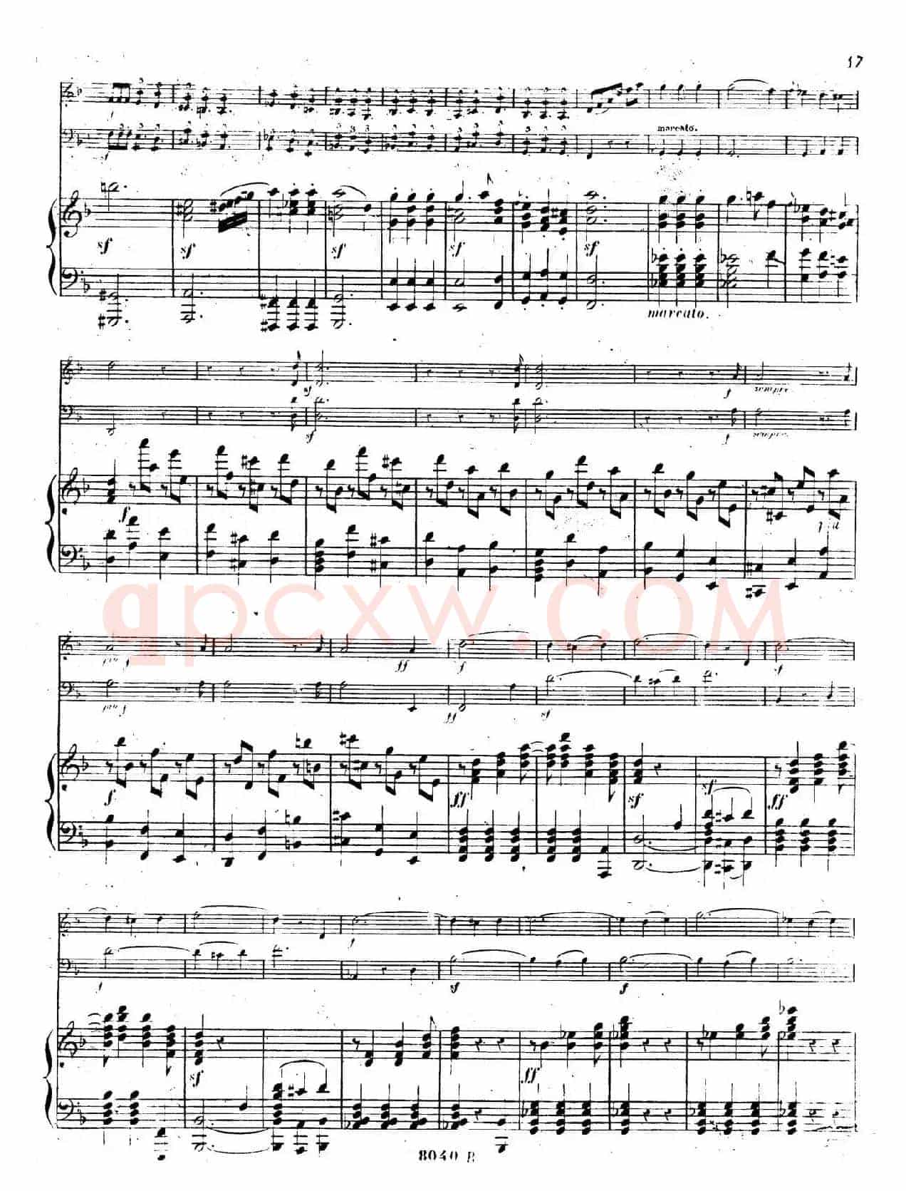 Piano Trio No.1 in d Minor Op.49（d小调第一钢琴三重奏·第一乐章）