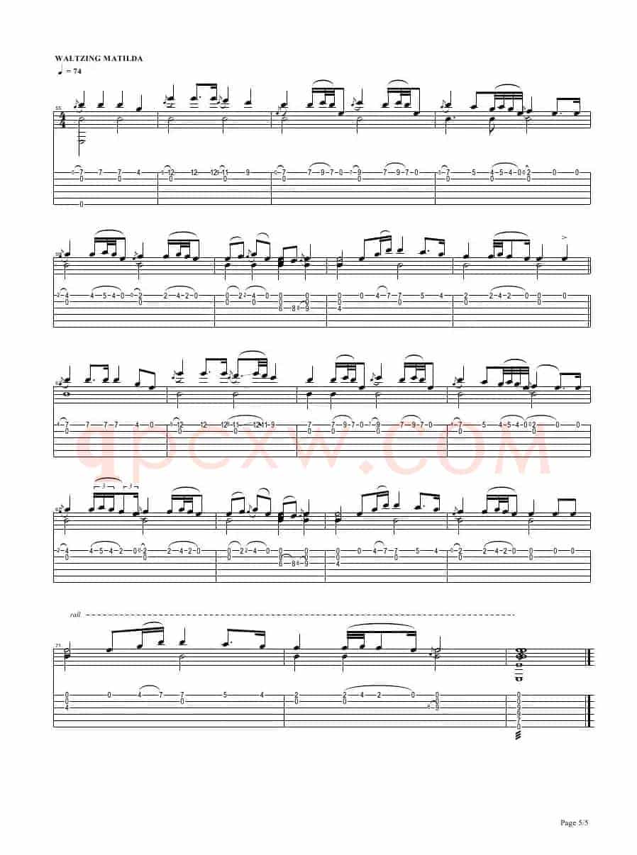 tommy emmanuel：the jolly swagman（指弹吉它）