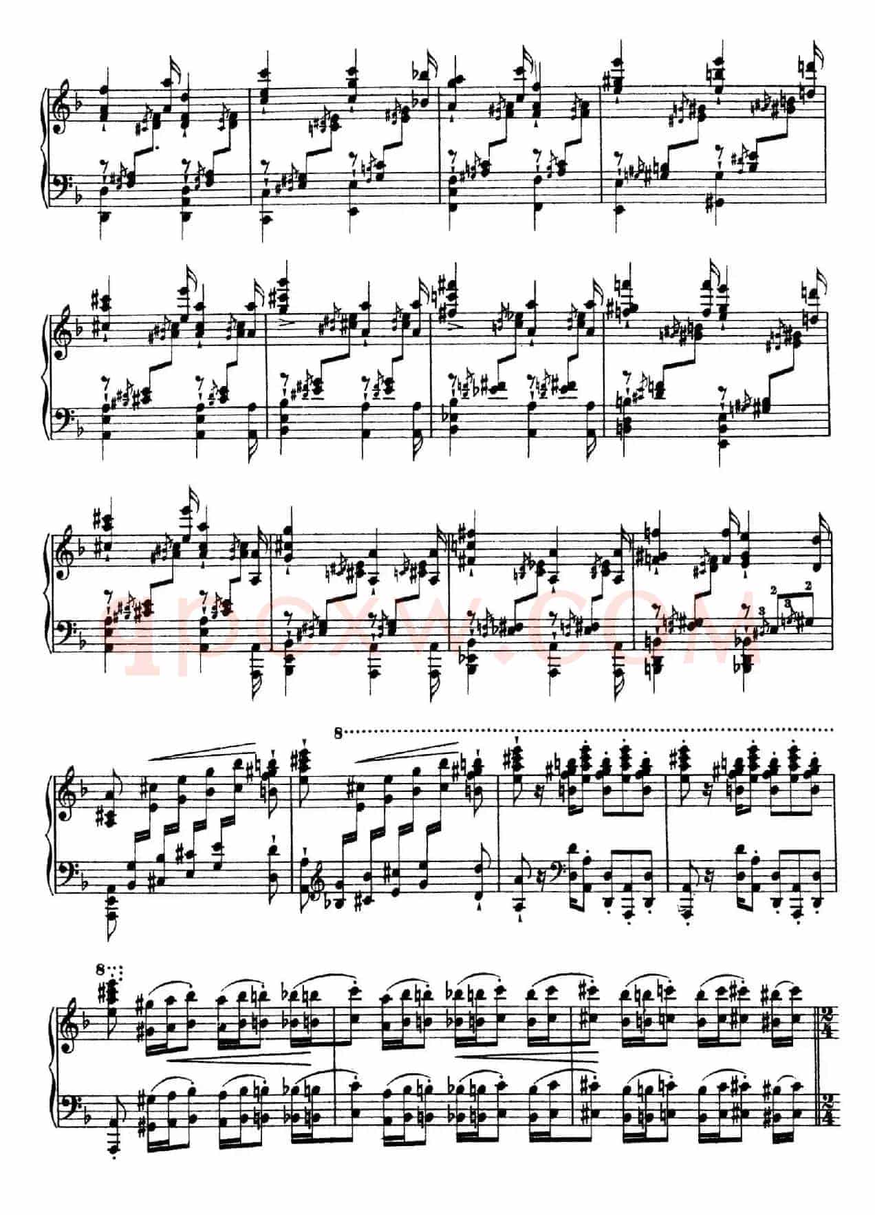 12 Etudes d'execution Transcendante S.139(12首超技练习曲·4)