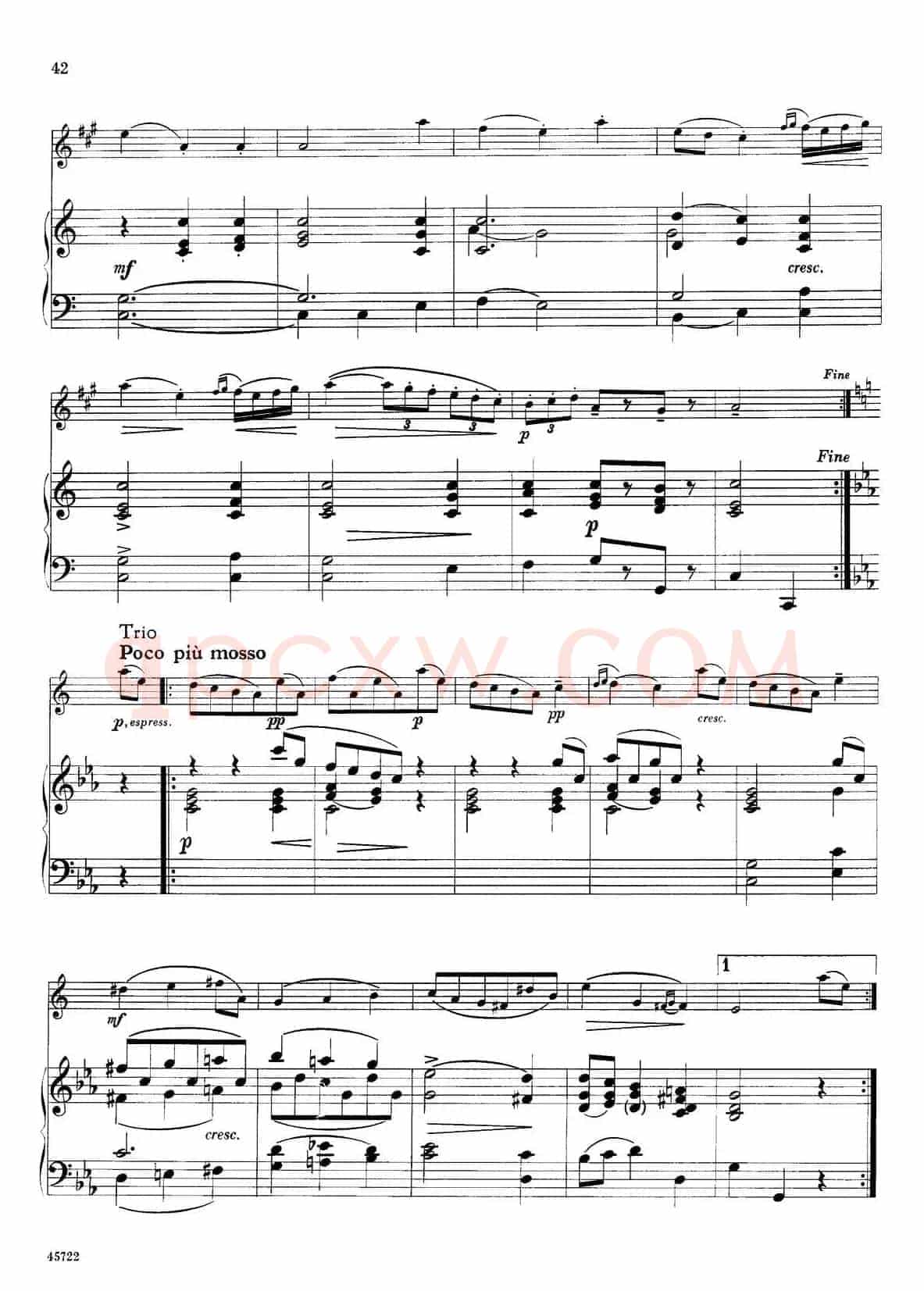 15首古典萨克斯独奏曲：9、Minuet（中音萨克斯+钢琴伴奏）