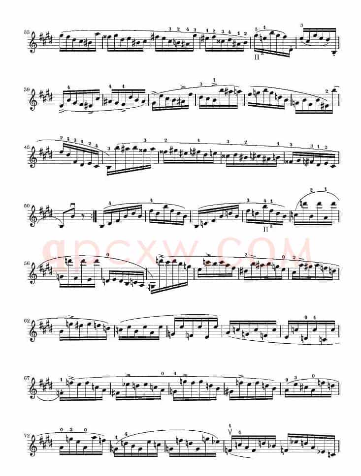 帕格尼尼24首随想曲No.3