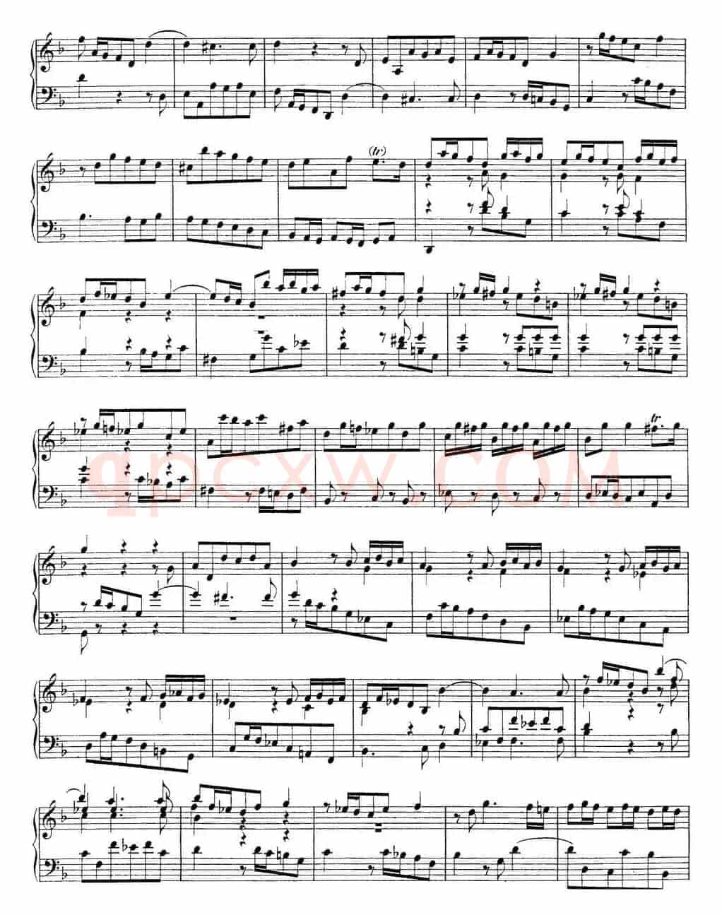 Toccata Minor BWV 913(7首托卡塔·No.4 d小调)