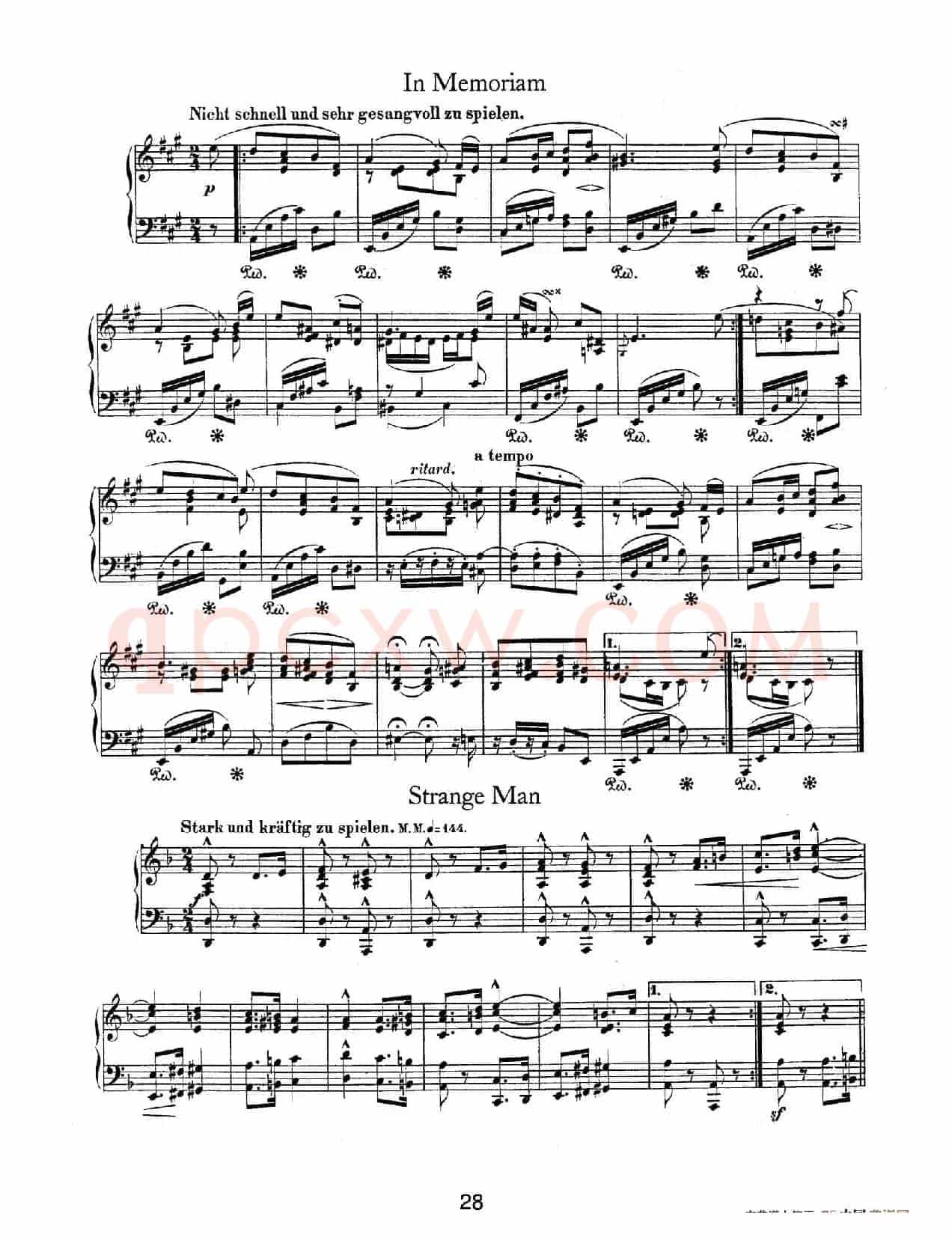 Album für die Jugend Op.68（儿童钢琴曲集）