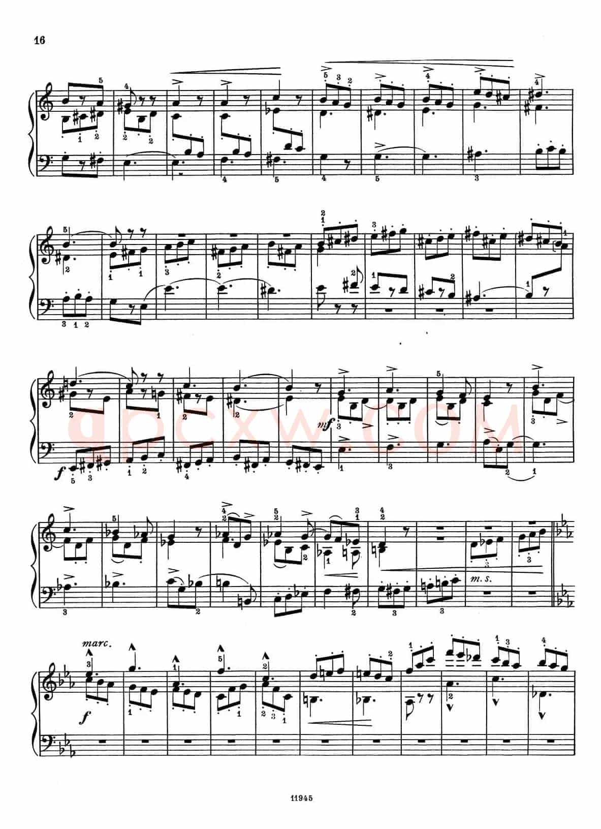a小调第一组曲 Op.69(5、FUGA)