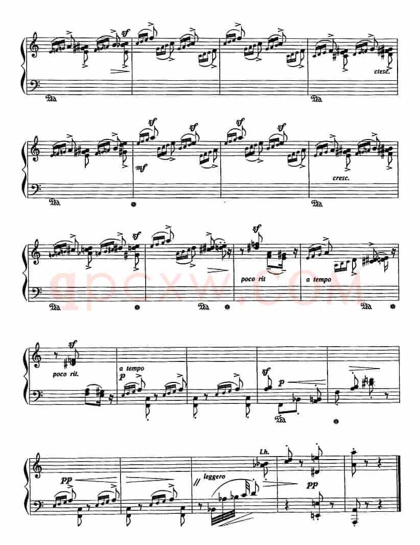现代钢琴曲：20、小品