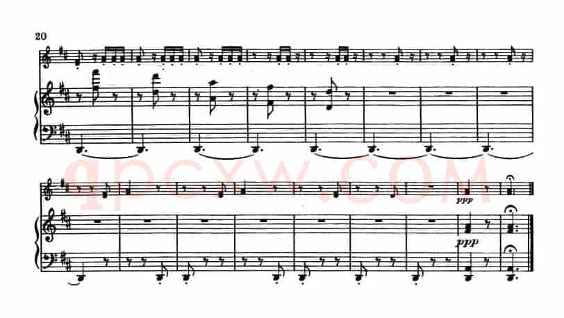 DANSE DES SYLPHES（死亡之舞）（小提琴+钢琴伴奏）